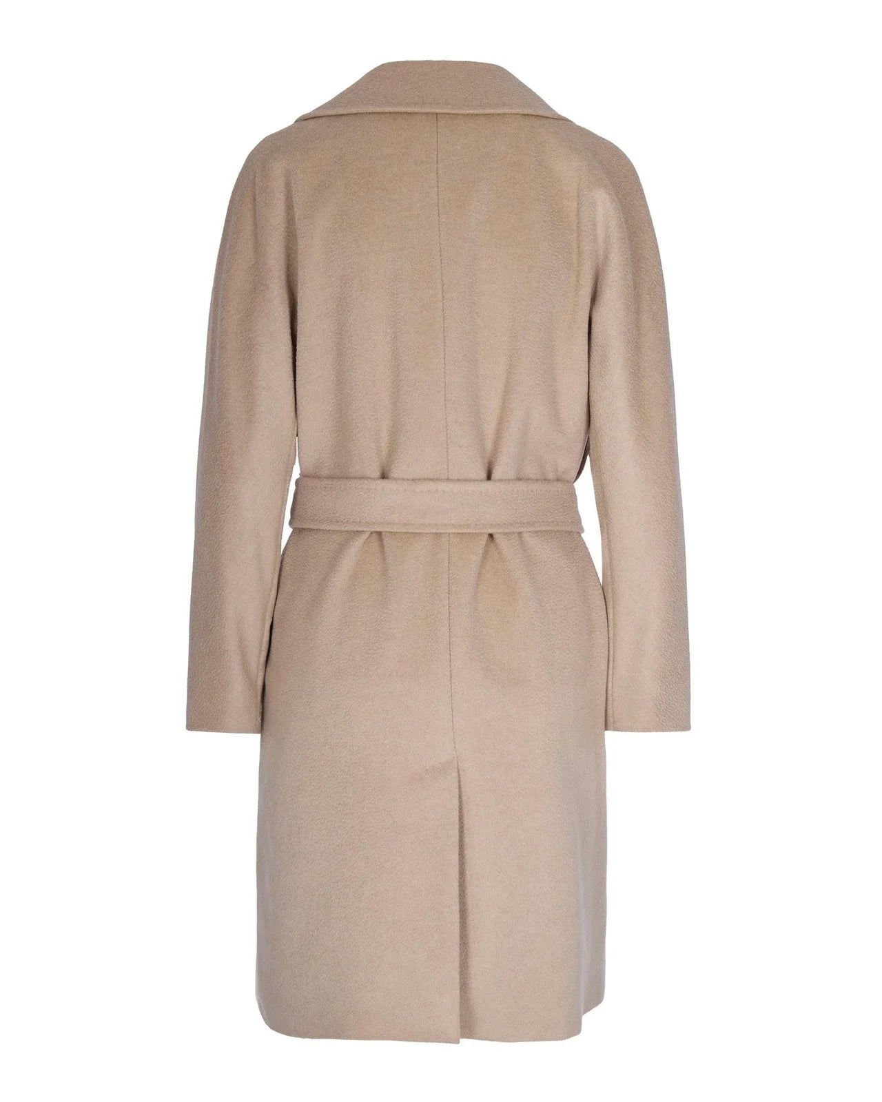 Cappotto a Vestaglia in Lana / Beige - Ideal Moda