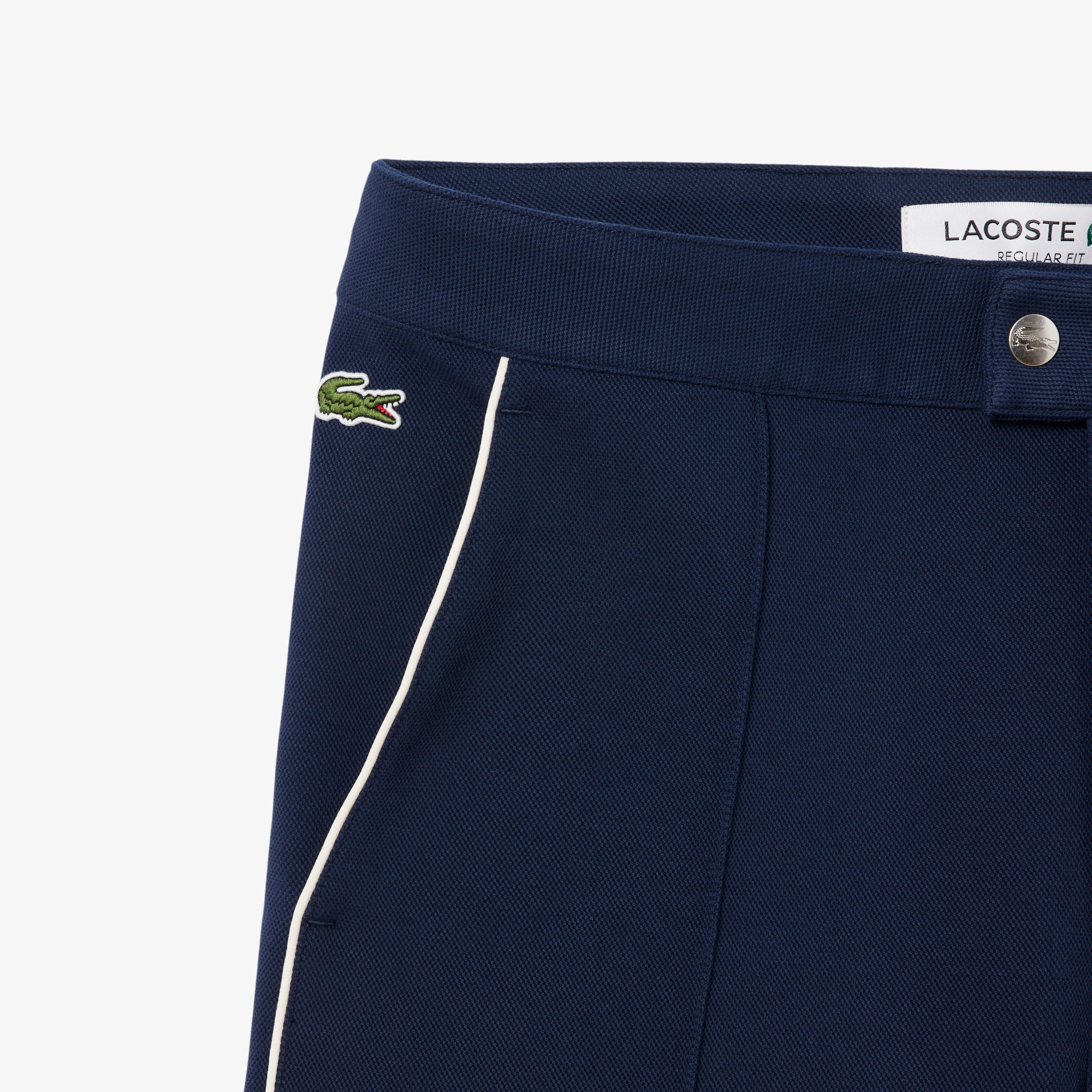 Shorts Regular Fit in Piqué / Blu - Ideal Moda