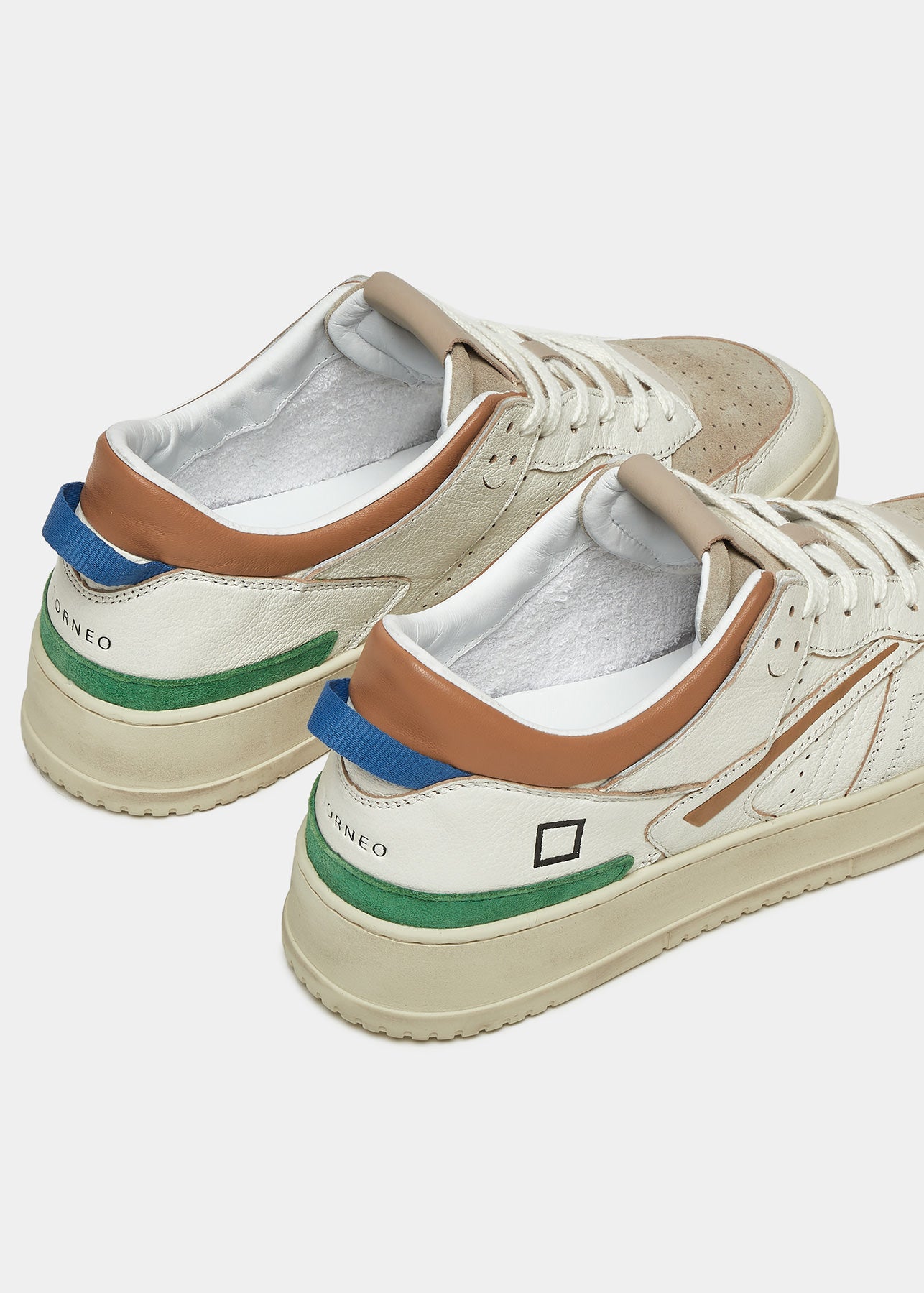 Sneaker Tornero Colored in Pelle / Bianco - Ideal Moda