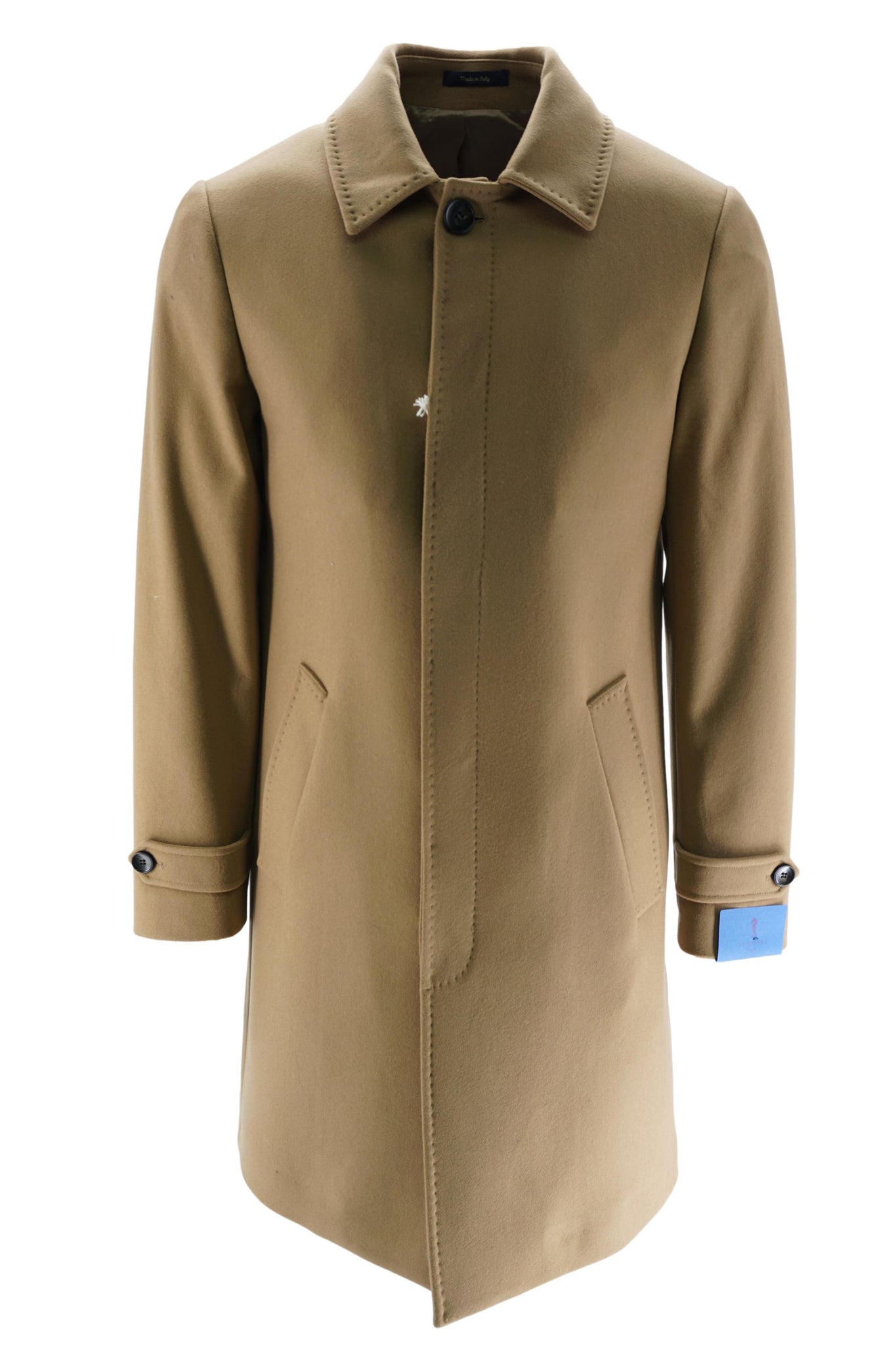 Cappotto Caracciolo in Pura Lana / Beige - Ideal Moda