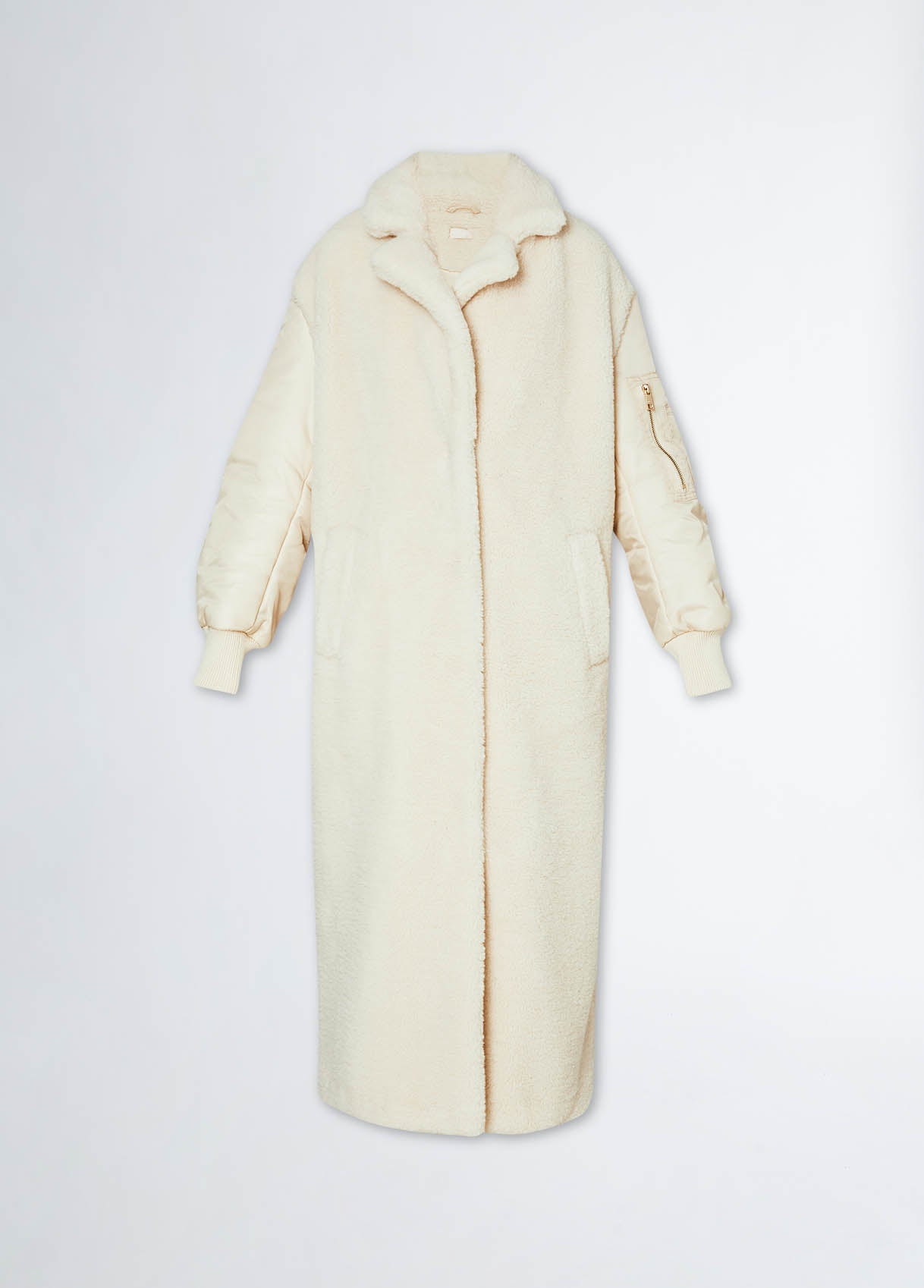 Cappotto in Teddy / Beige - Ideal Moda