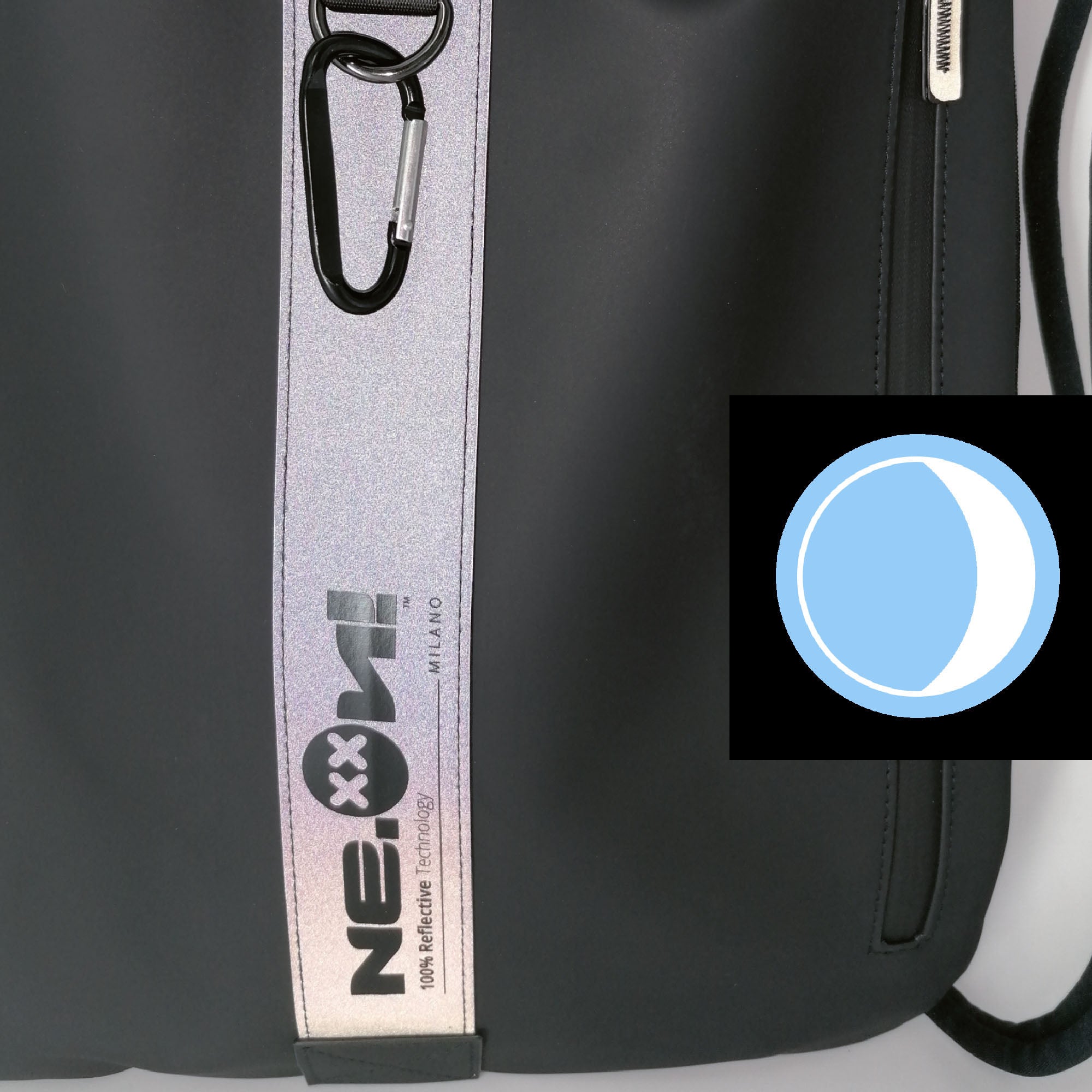 Sacca Tech con Logo / Nero - Ideal Moda