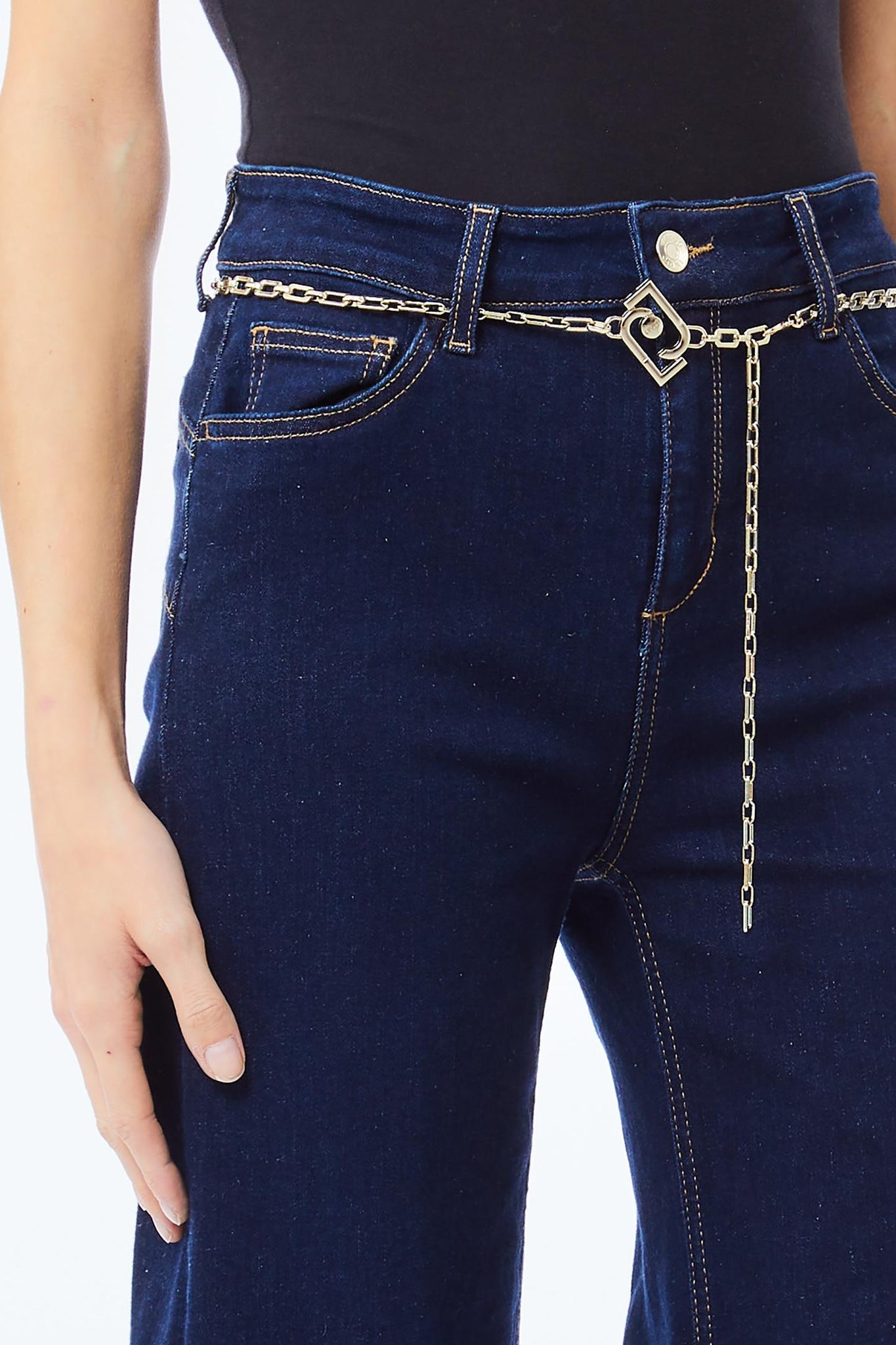 Jeans con Cintura / Jeans - Ideal Moda