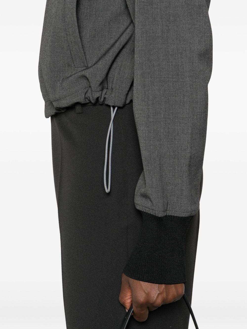 Giacca Cropped Aderente / Grigio - Ideal Moda