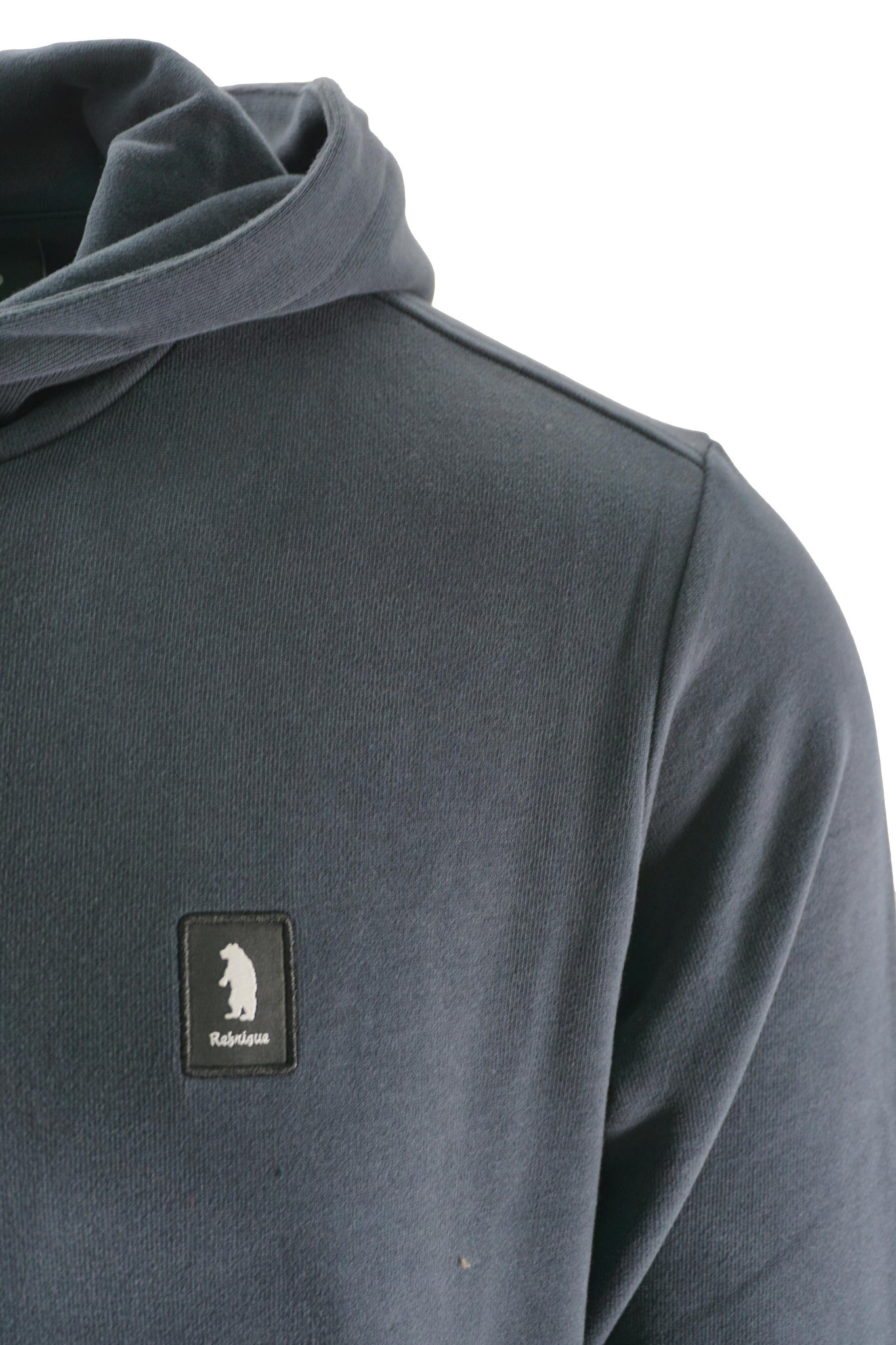 Felpa con Cappuccio e Logo / Blu - Ideal Moda