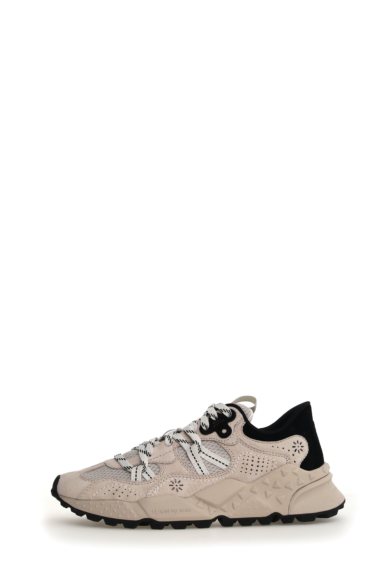 Sneaker in Suede e Tessuto Tecnico Tiger Hill / Bianco - Ideal Moda