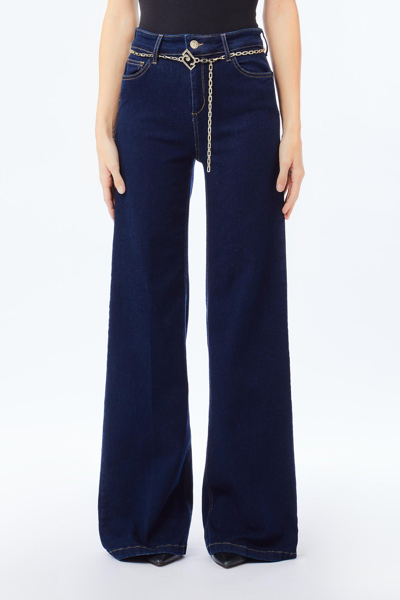 Jeans con Cintura / Jeans - Ideal Moda