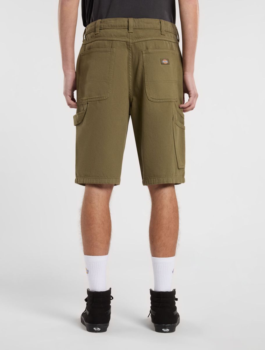 Shorts Garyville in Denim / Verde - Ideal Moda