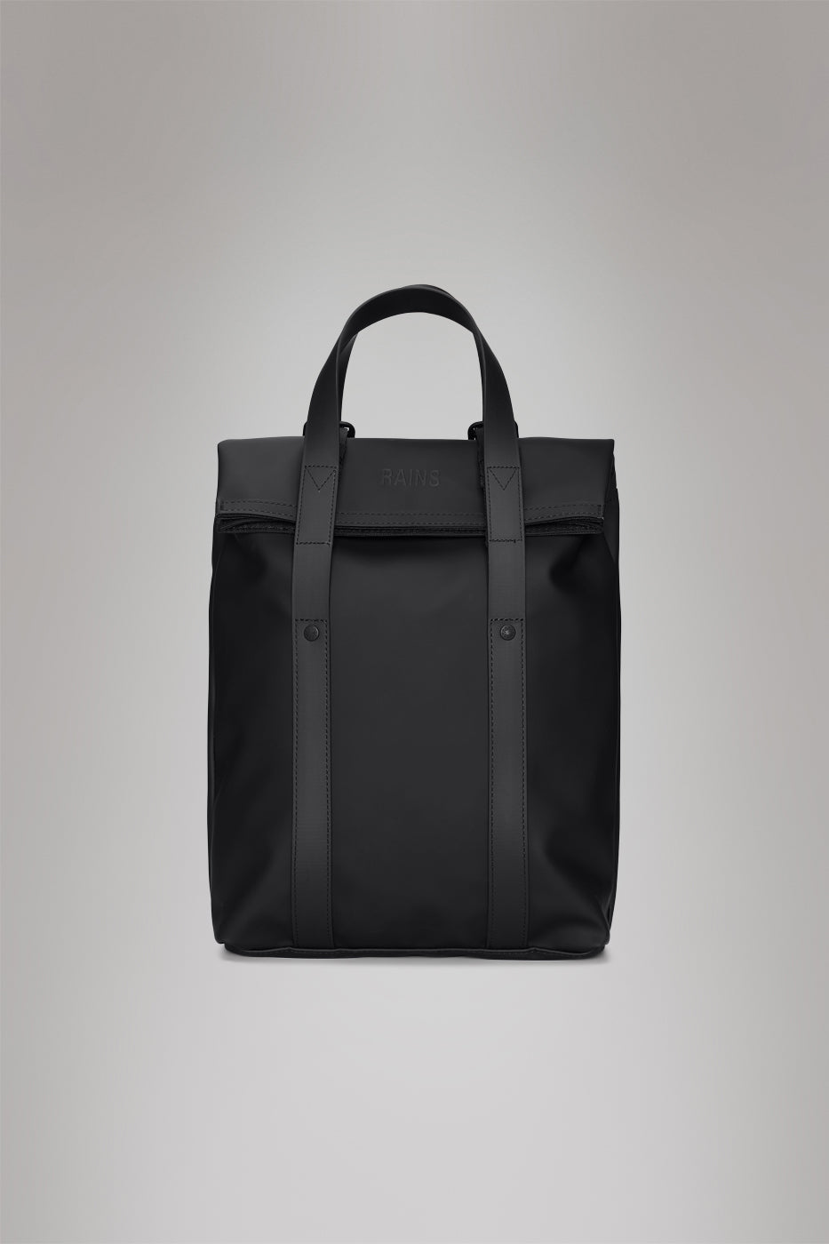 Zaino Mini con Doppio Manico / Nero - Ideal Moda