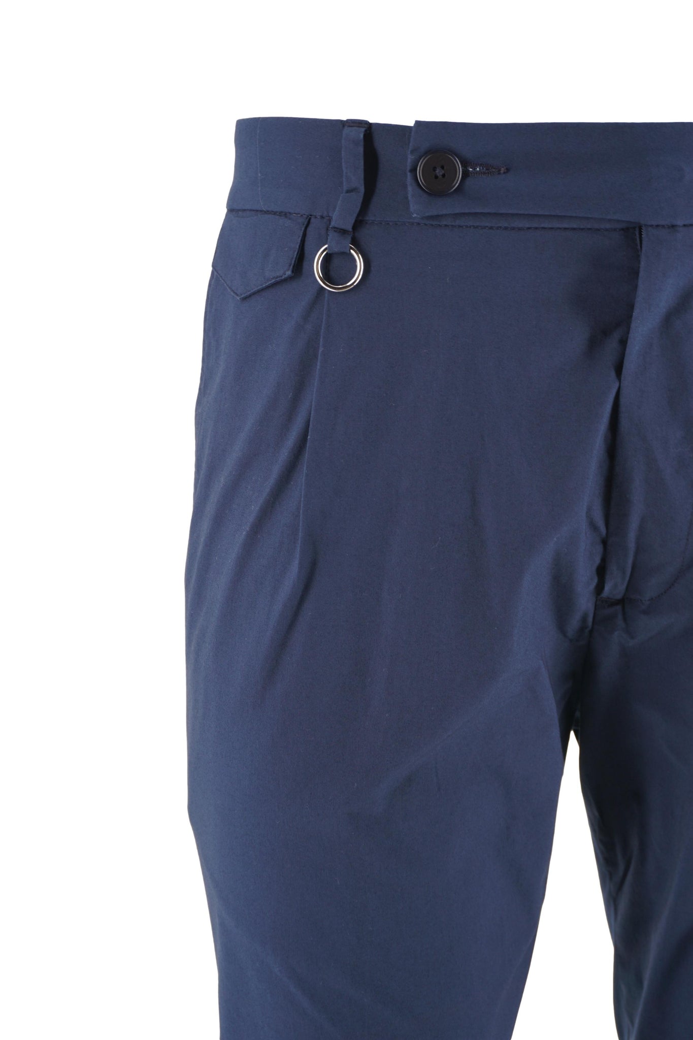Pantalone Charles in Cotone / Bluette - Ideal Moda