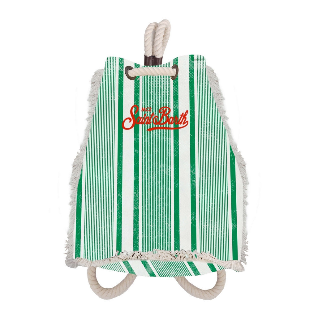 Zainetto da Spiaggia con Logo / Verde - Ideal Moda
