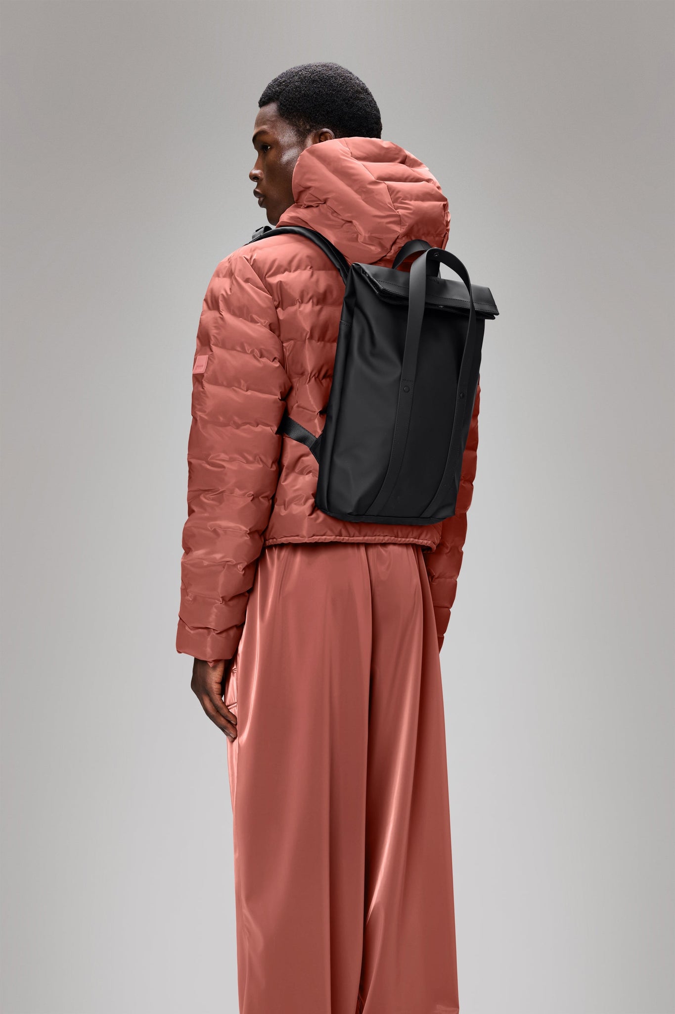 Zaino Mini con Doppio Manico / Nero - Ideal Moda