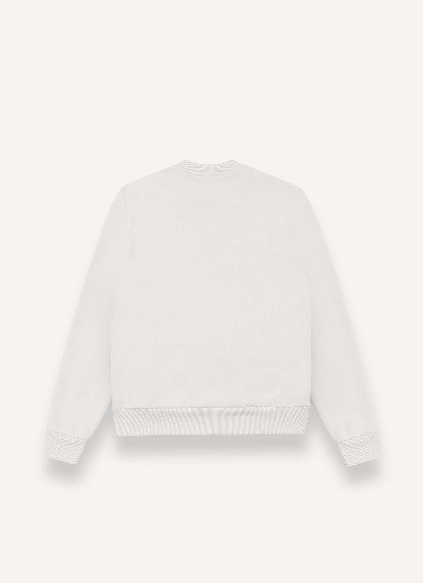 Felpa Girocollo con Logo / Bianco - Ideal Moda