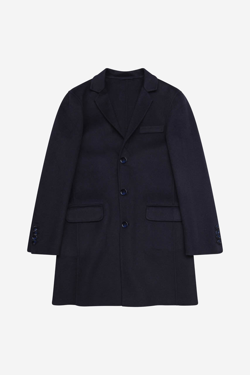 Cappotto Monopetto Sfoderato / Blu - Ideal Moda