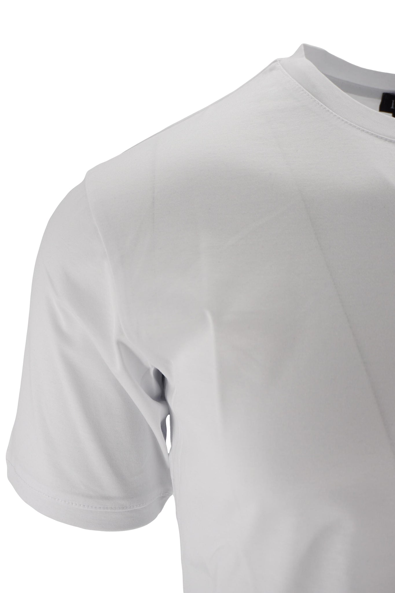 T-Shirt in Cotone Mercerizzato / Bianco - Ideal Moda
