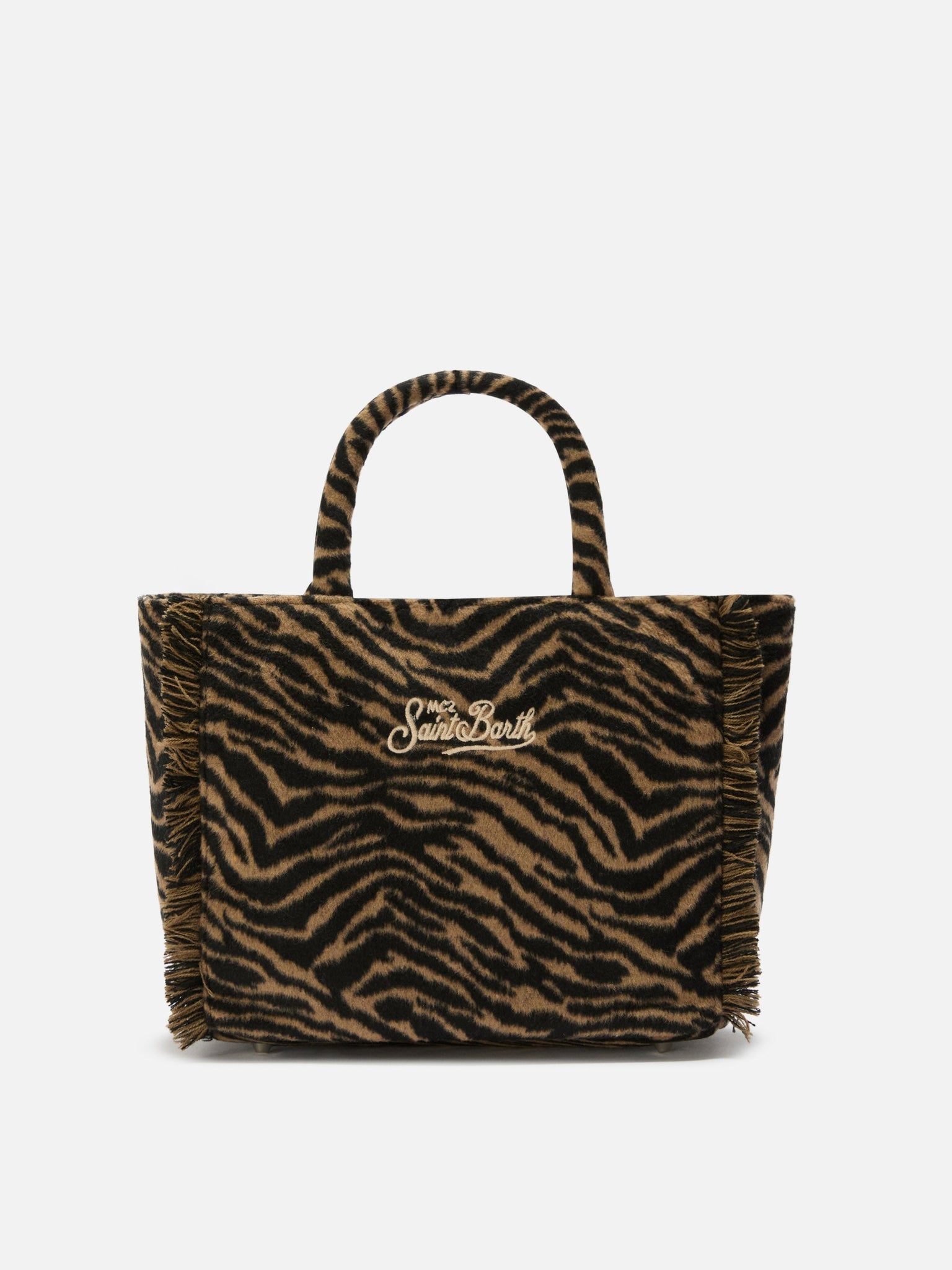 Borsa a Mano Colette in Misto Lana / Marrone - Ideal Moda