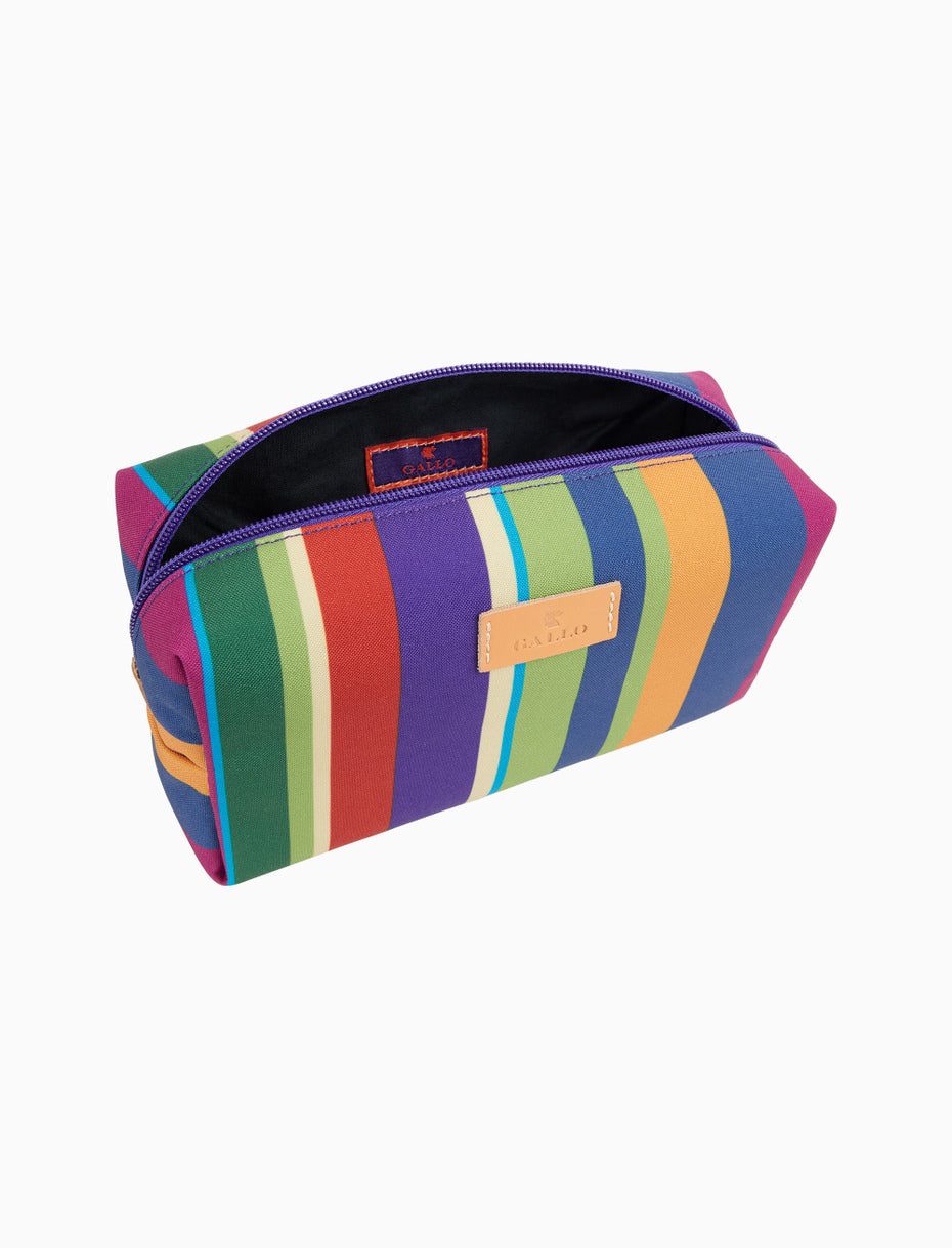 Pochette con Fantasia a Righe / Multicolor - Ideal Moda
