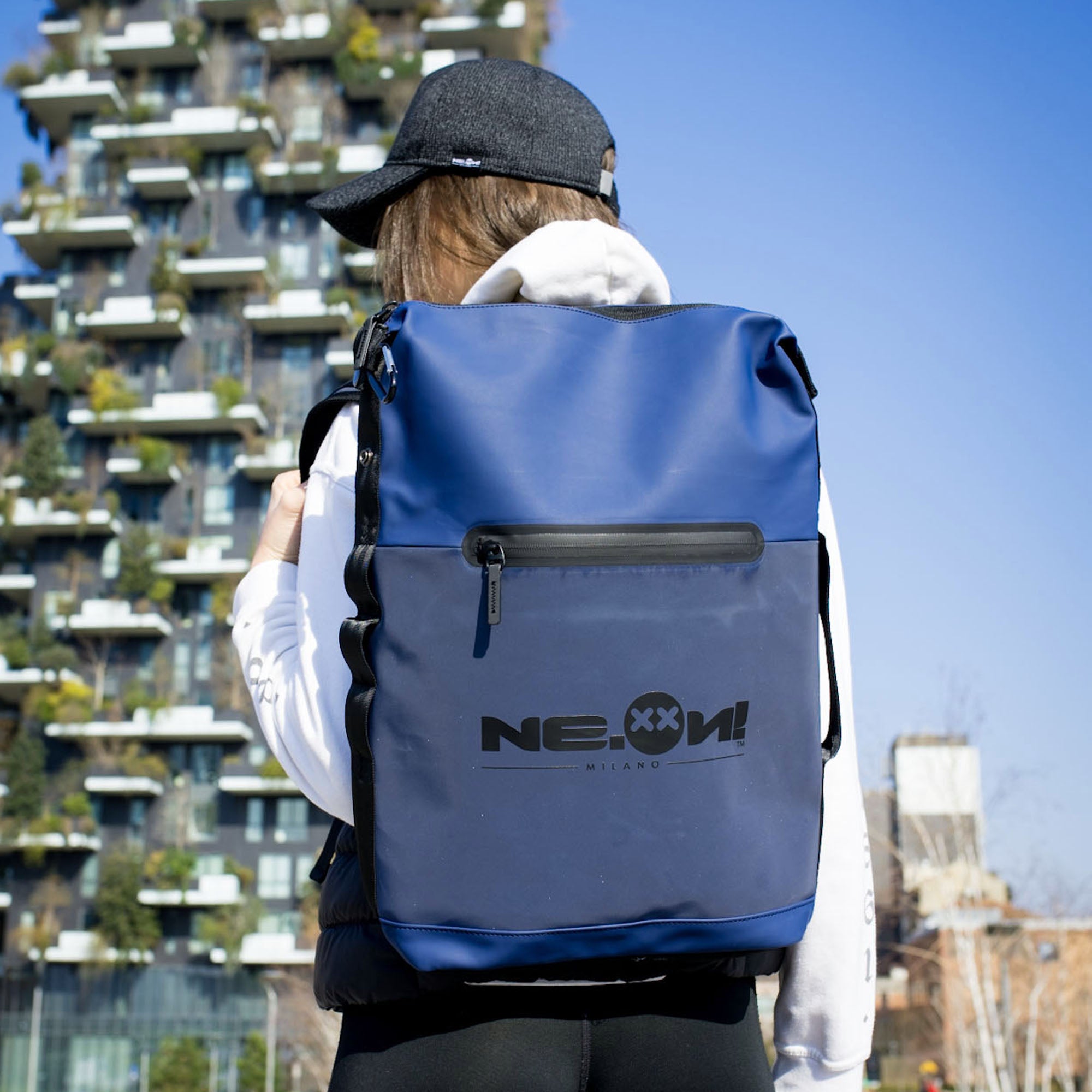 Zaino Vertical Tech / Blu - Ideal Moda