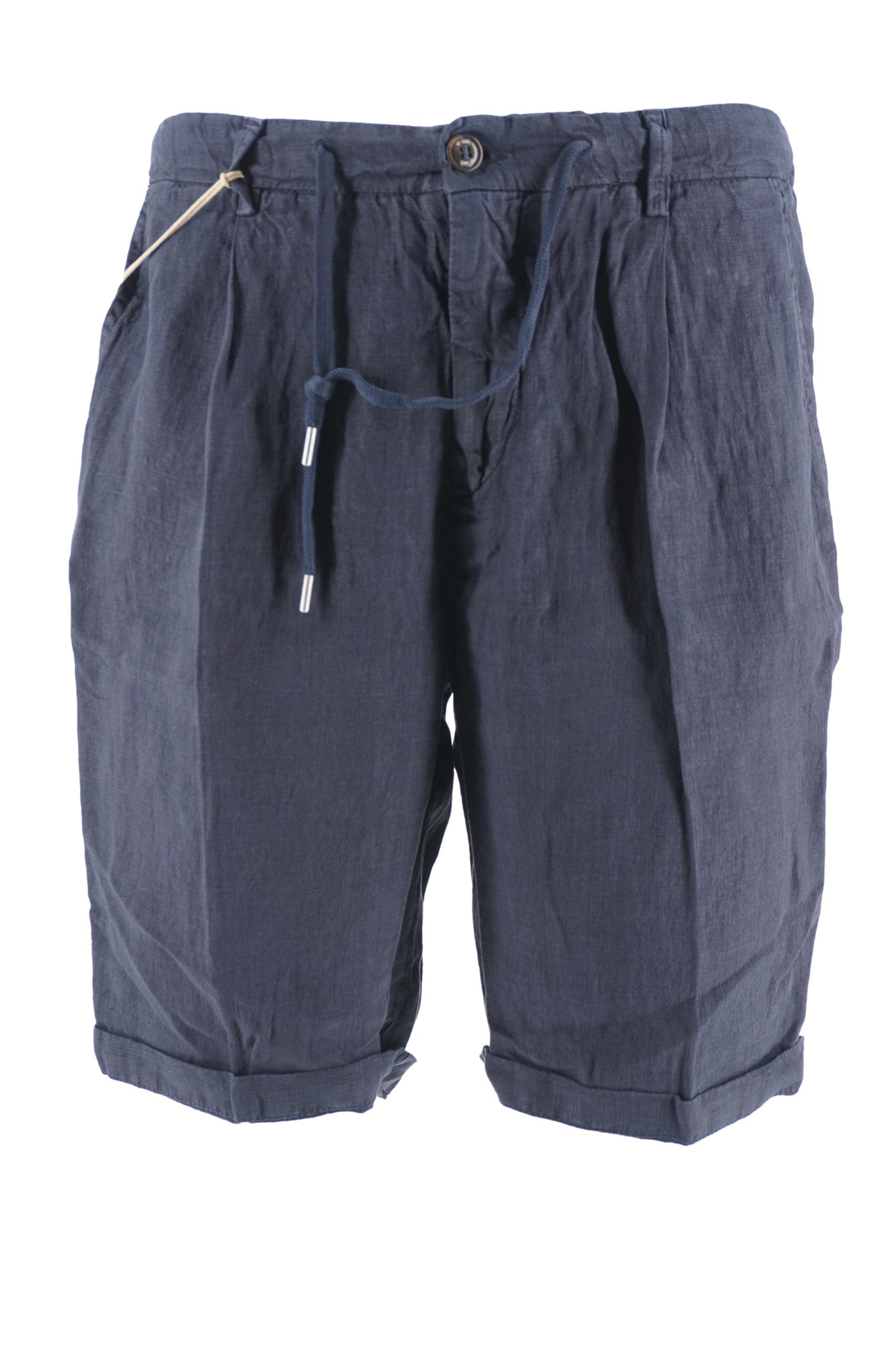 Pantaloncino in Lino Modello Coachbe / Blu - Ideal Moda
