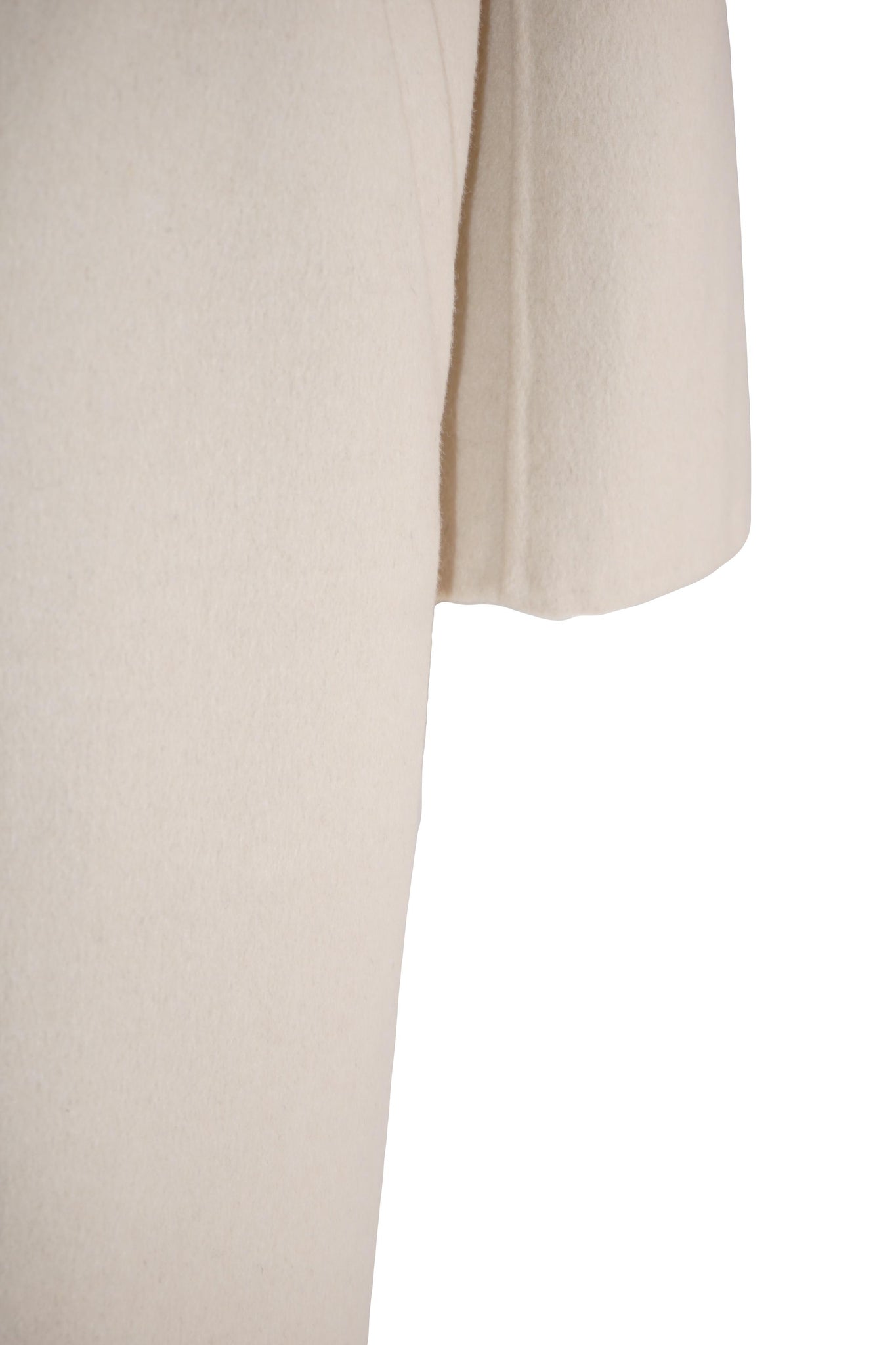 Cappotto Sfoderato in Lana / Bianco - Ideal Moda
