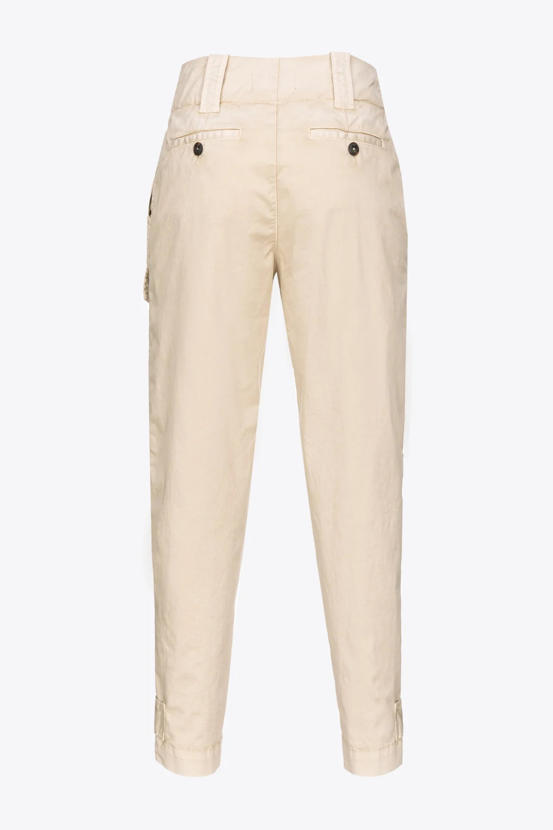 Pantalone Cargo in Cotone Stretch / Beige - Ideal Moda