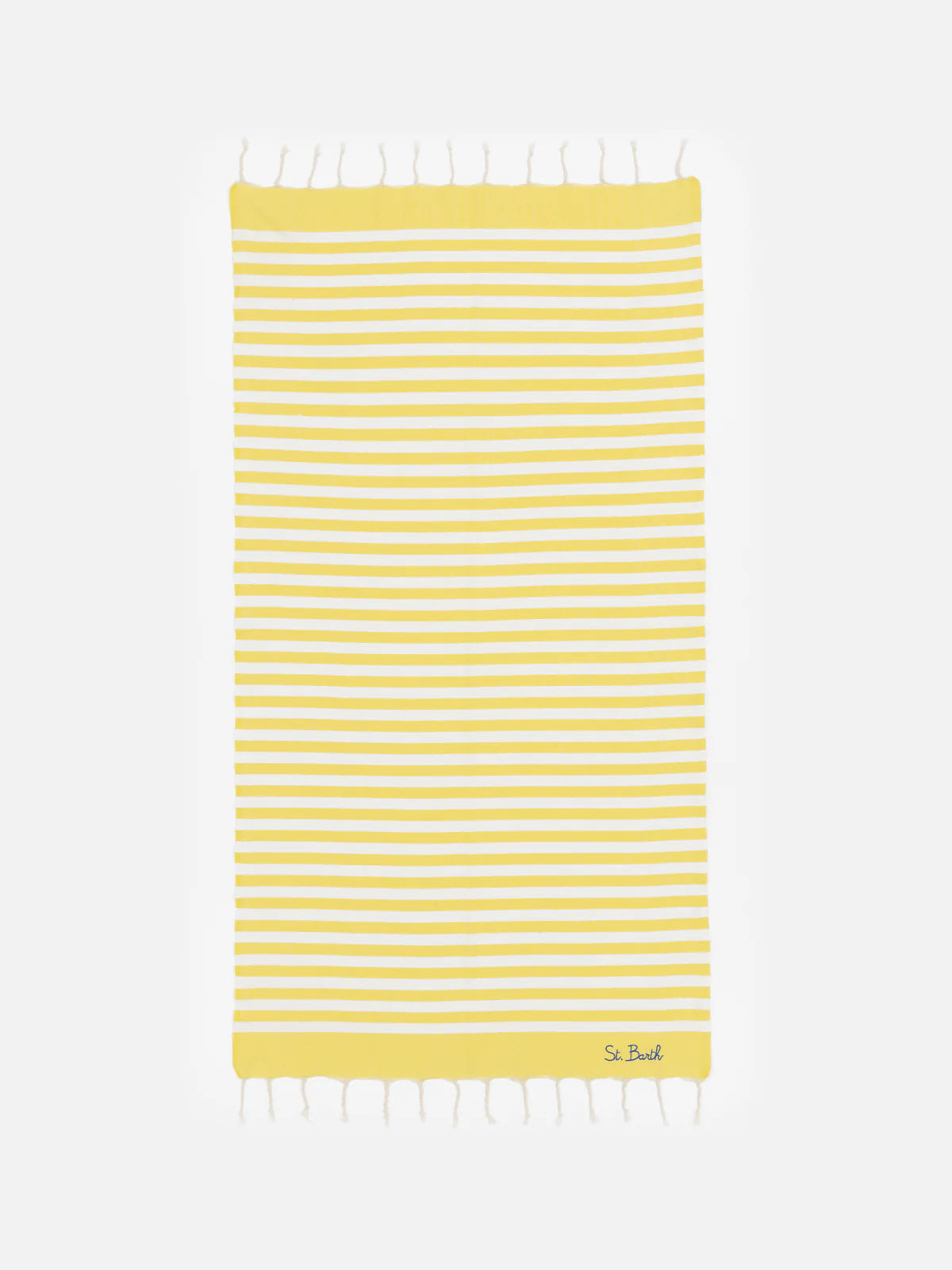Telo Mare Fouta Leggero a Righe / Giallo - Ideal Moda