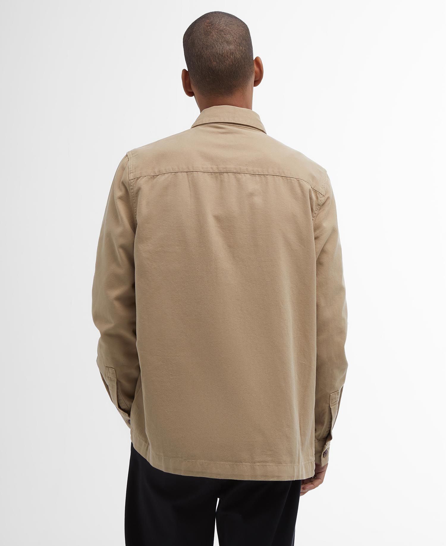 Overshirt Washed Cotton / Beige - Ideal Moda