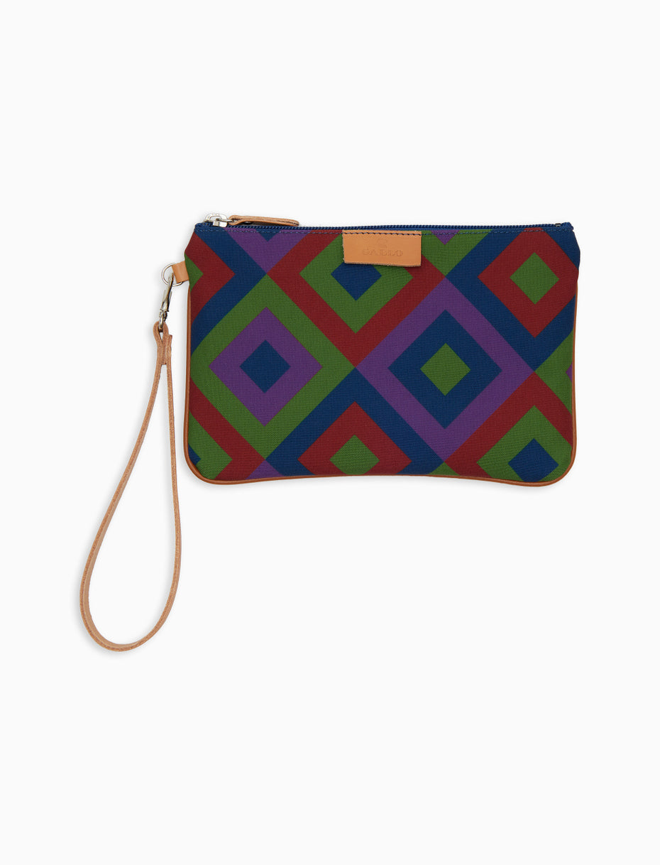 Pochette Unisex con Fantasia / Multicolor - Ideal Moda