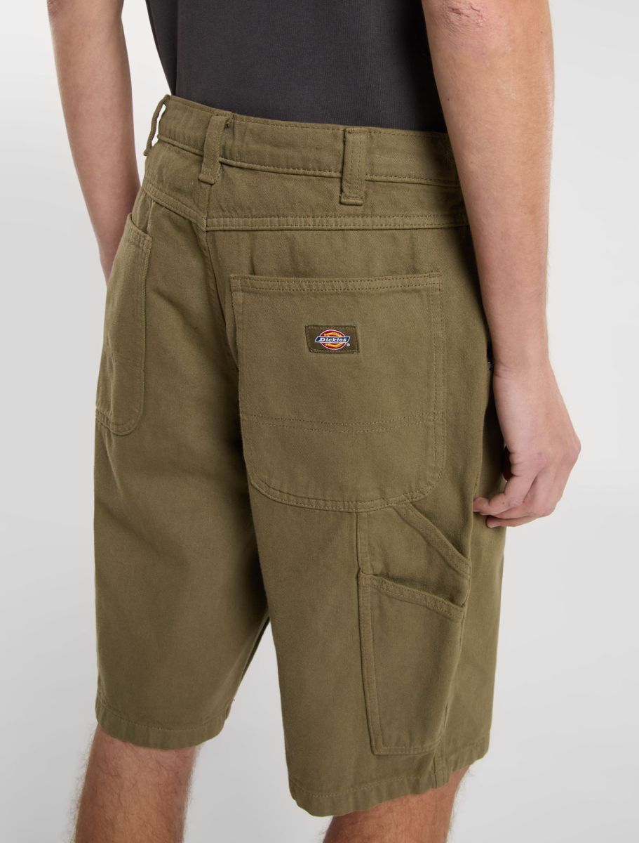 Shorts Garyville in Denim / Verde - Ideal Moda