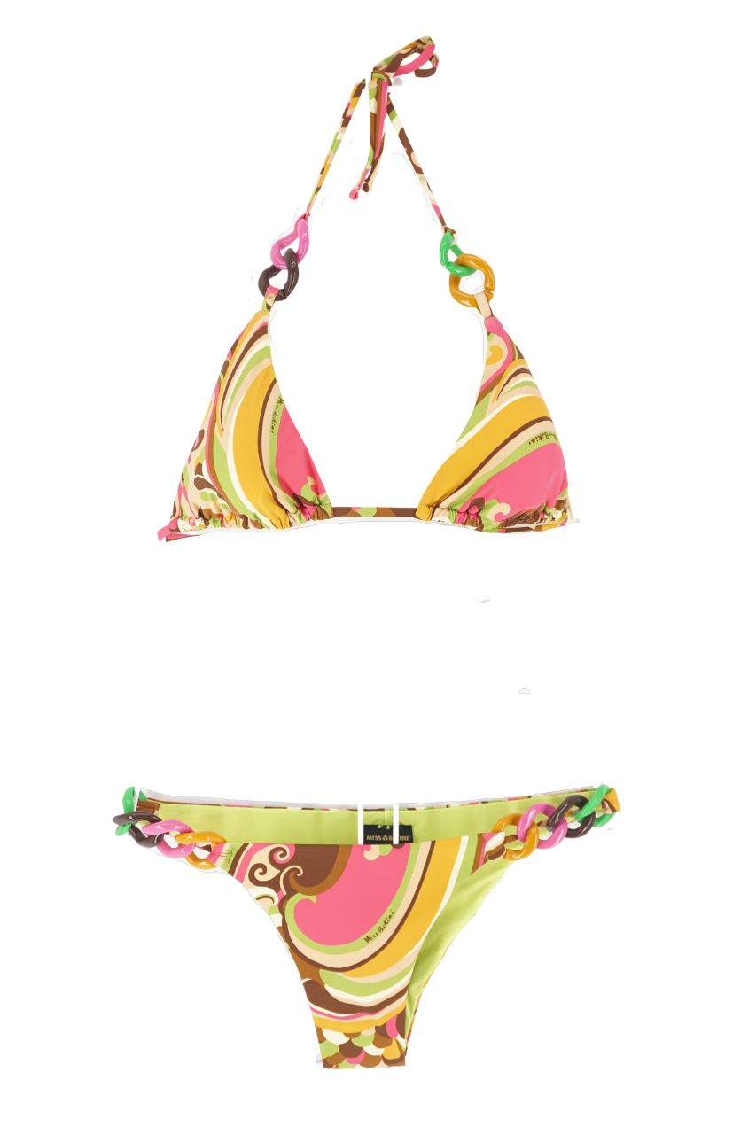 Bikini con Catene Multicolor Miss Bikini / Multicolor - Ideal Moda