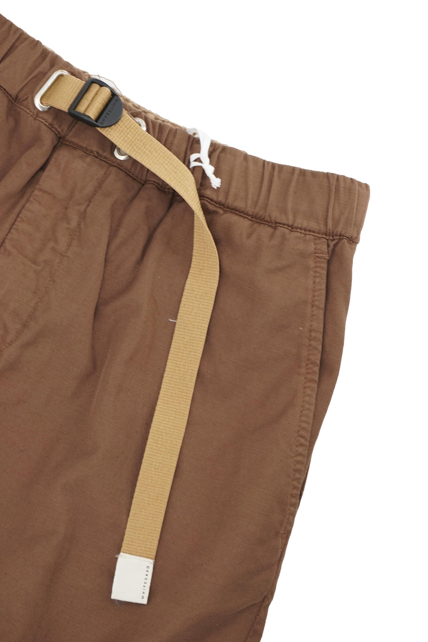 Pantaloncino in Lino e Cotone / Marrone - Ideal Moda