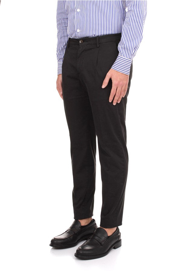 Pantalone Chino con una Pince / Nero - Ideal Moda