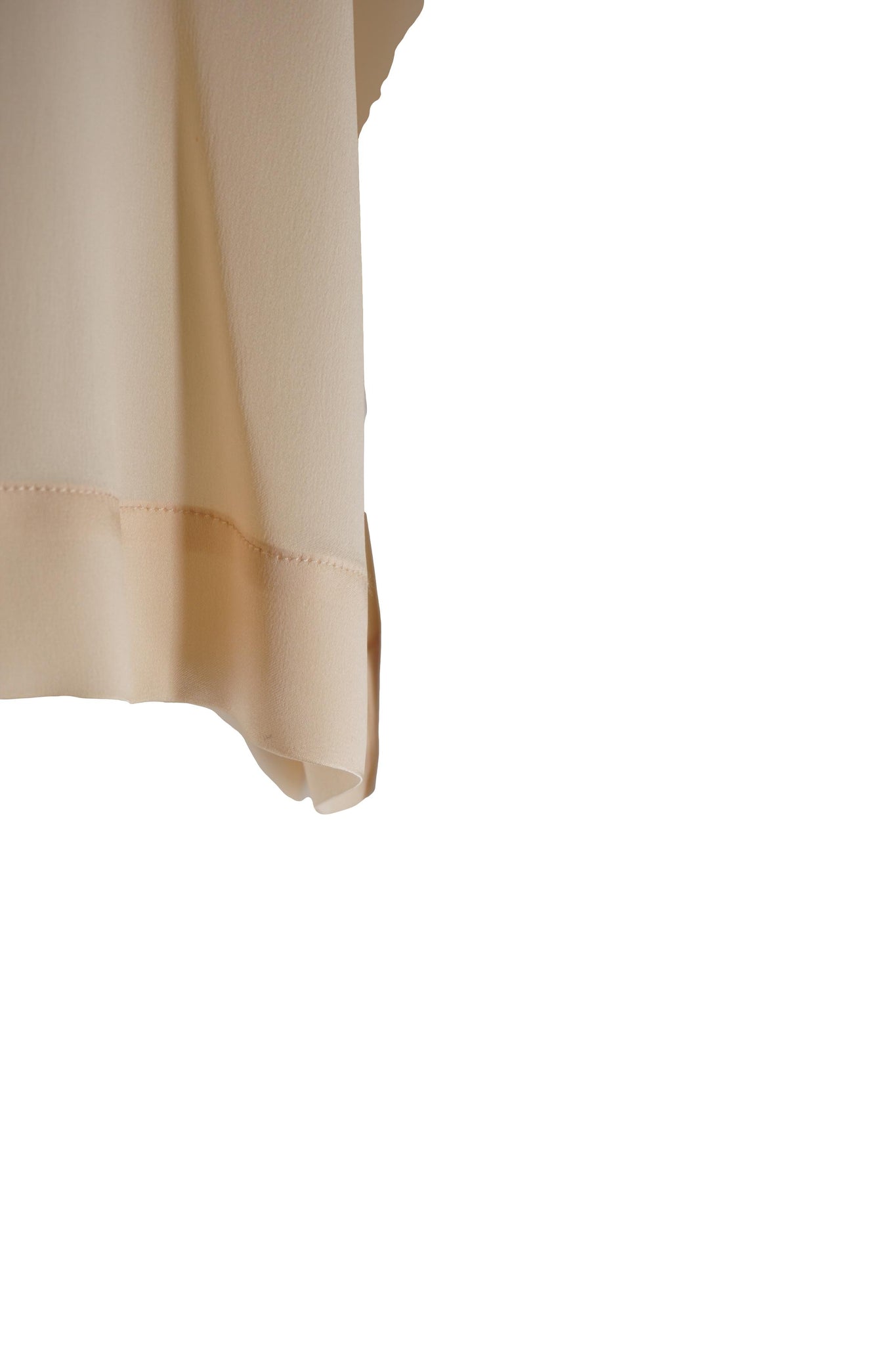 Camicia Modello a Scatoletta in Misto Seta / Beige - Ideal Moda