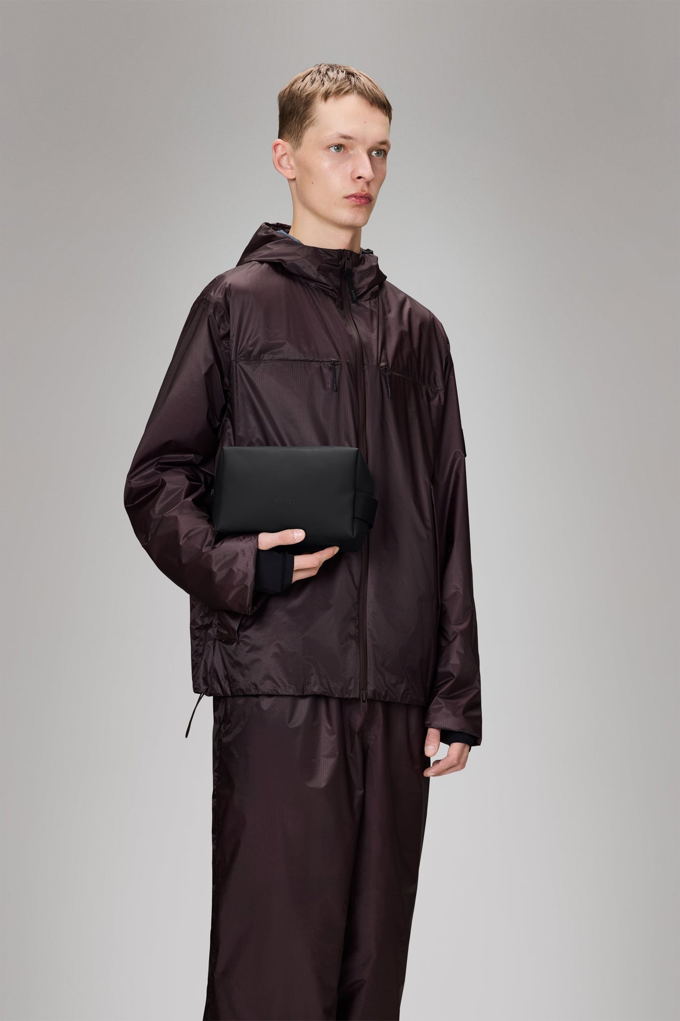 Pochette Impermeabile Wash Small / Nero - Ideal Moda