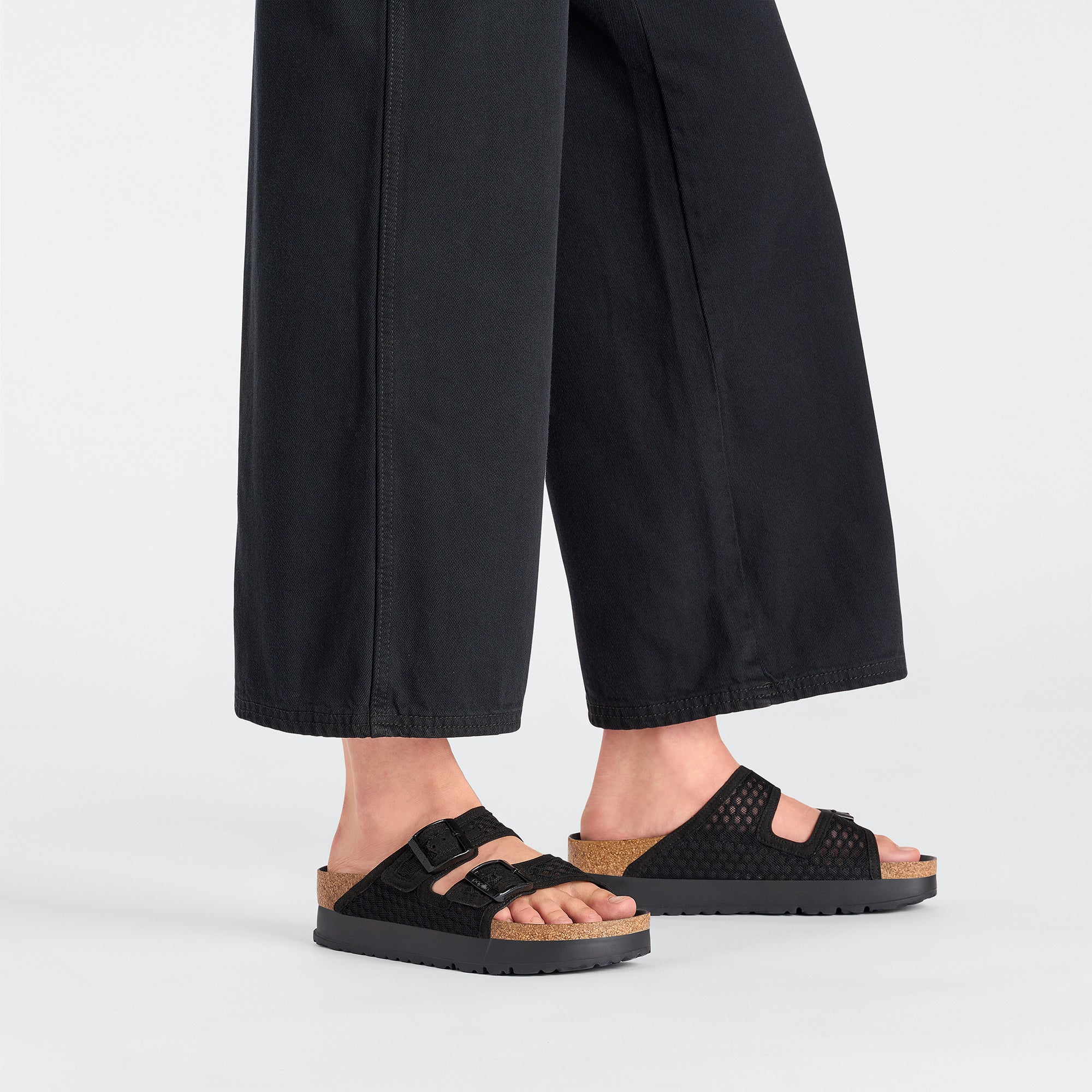 Arizona Papillio Sandal French Piping Flex / Black