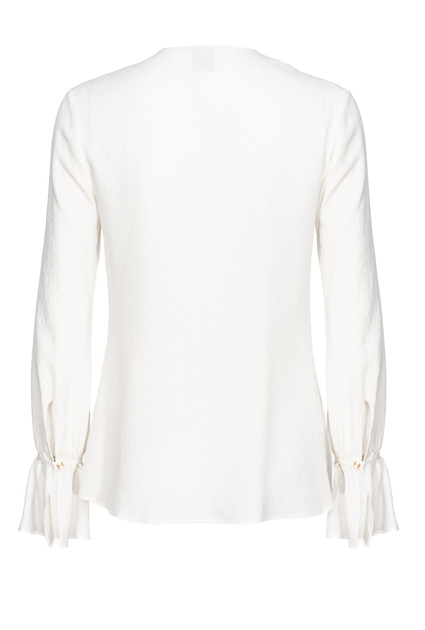 Blusa con Nodo / Bianco - Ideal Moda