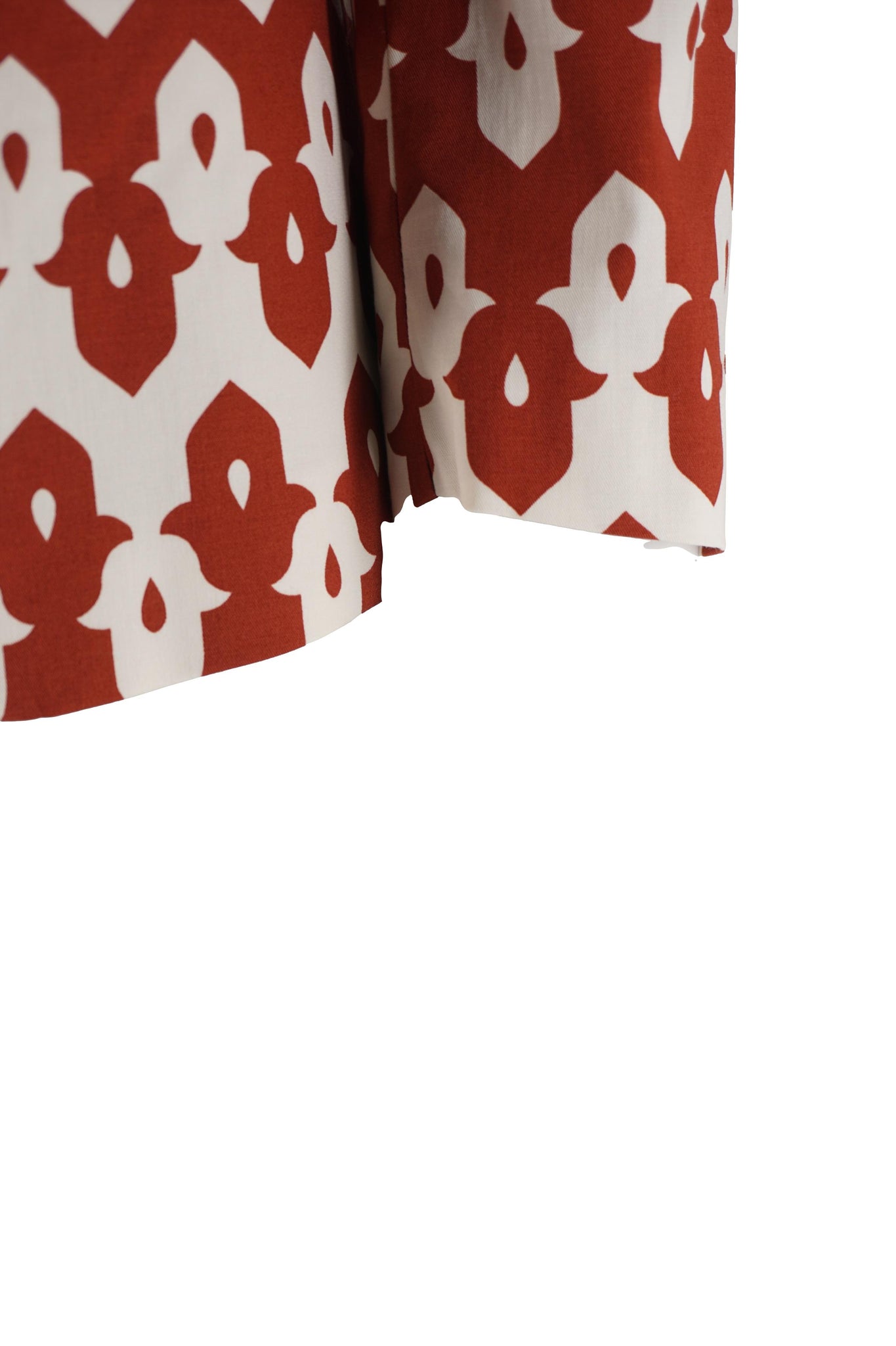 Giacca in Cotone con Fantasia / Bordeaux - Ideal Moda