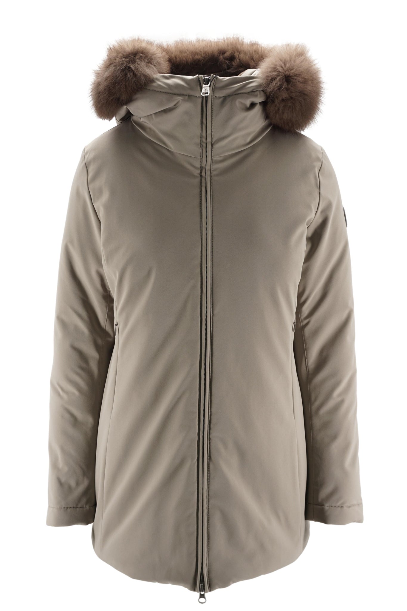 Giubbino con Cappuccio / Beige - Ideal Moda