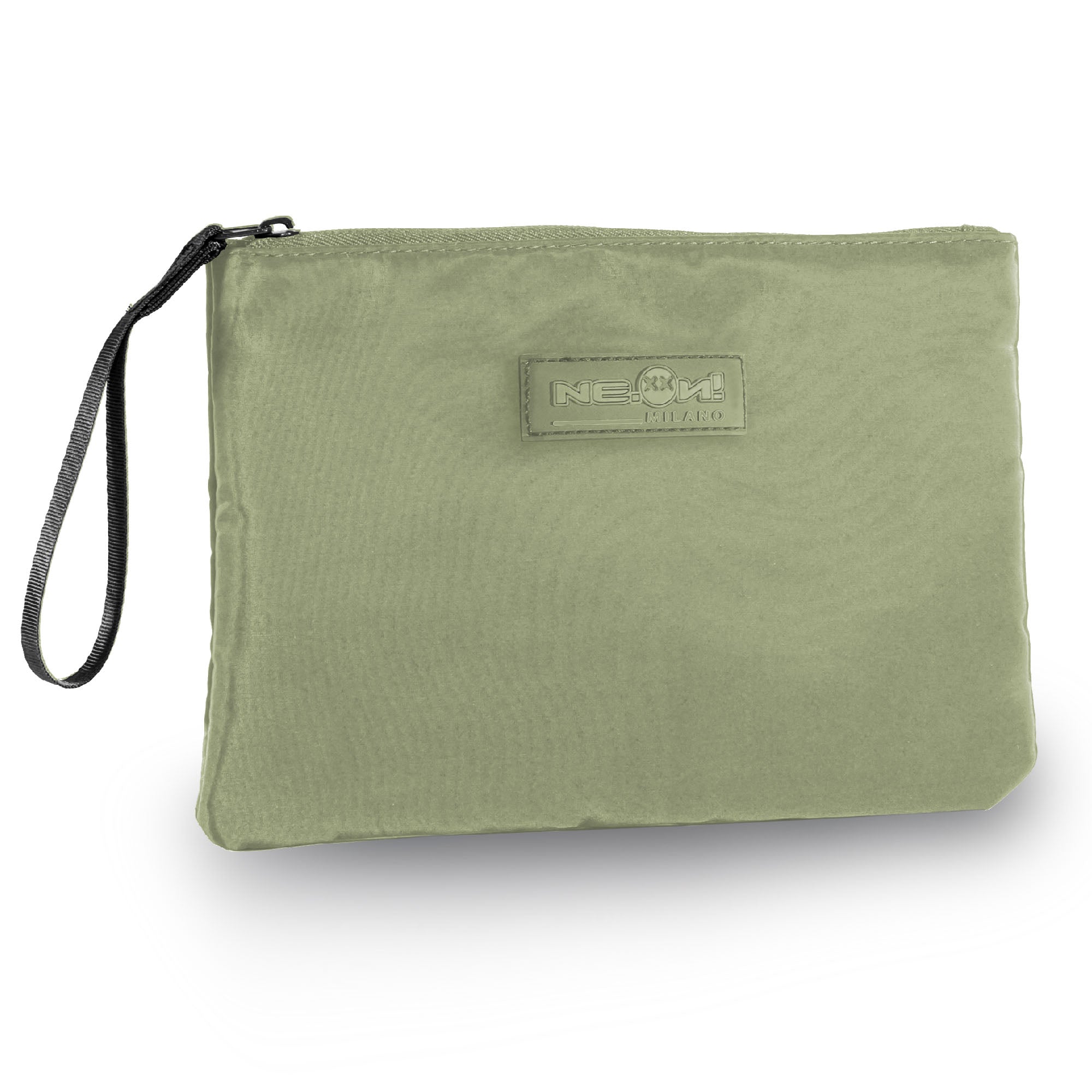 Busta Piatta con Logo / Verde - Ideal Moda