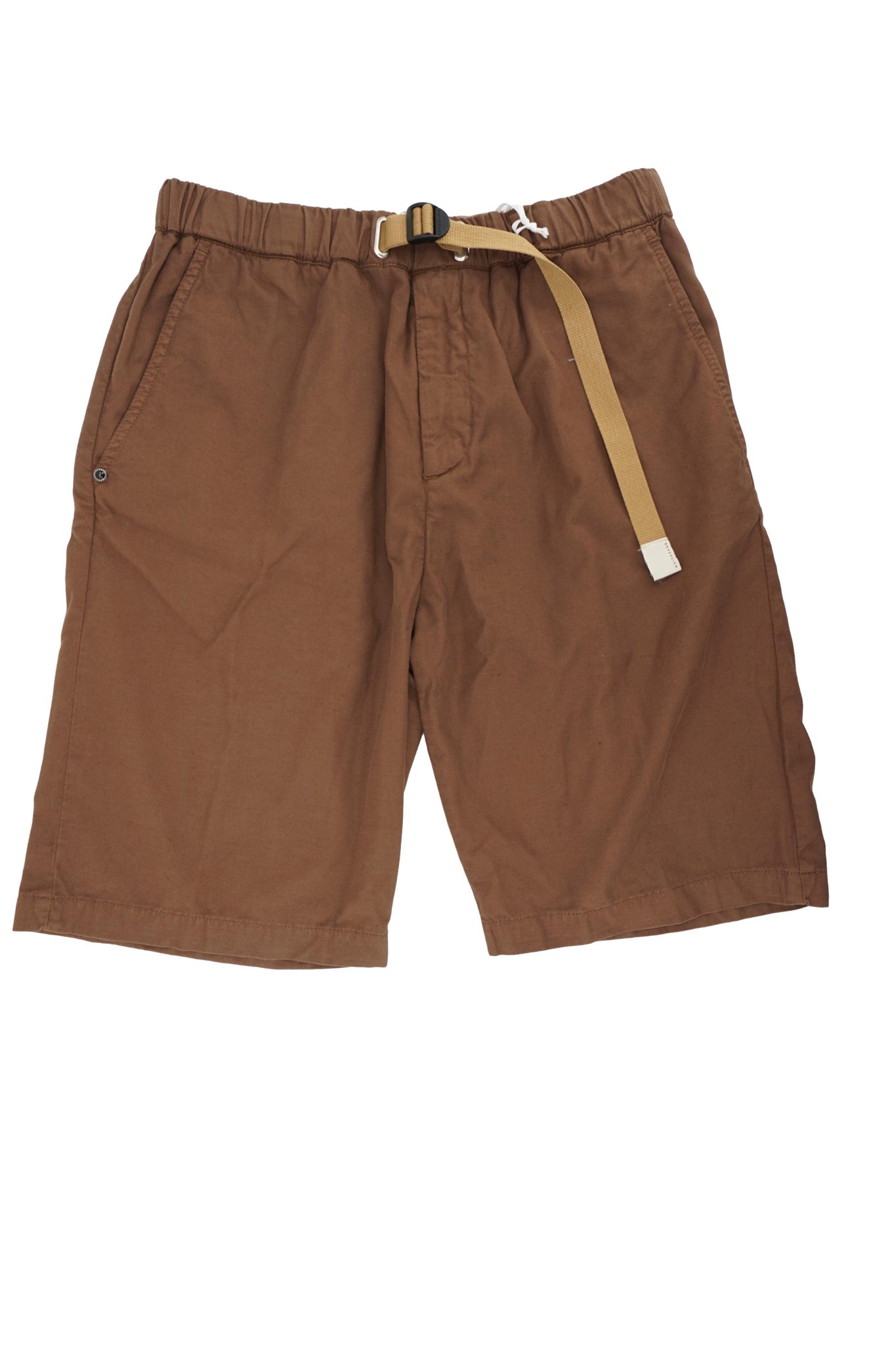 Pantaloncino in Lino e Cotone / Marrone - Ideal Moda