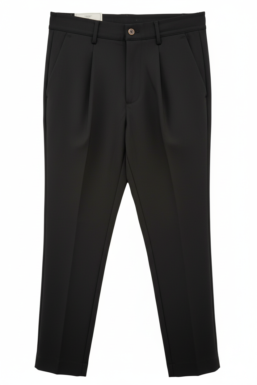 Pantalone Star in Tessuto Tecnico / Nero - Ideal Moda