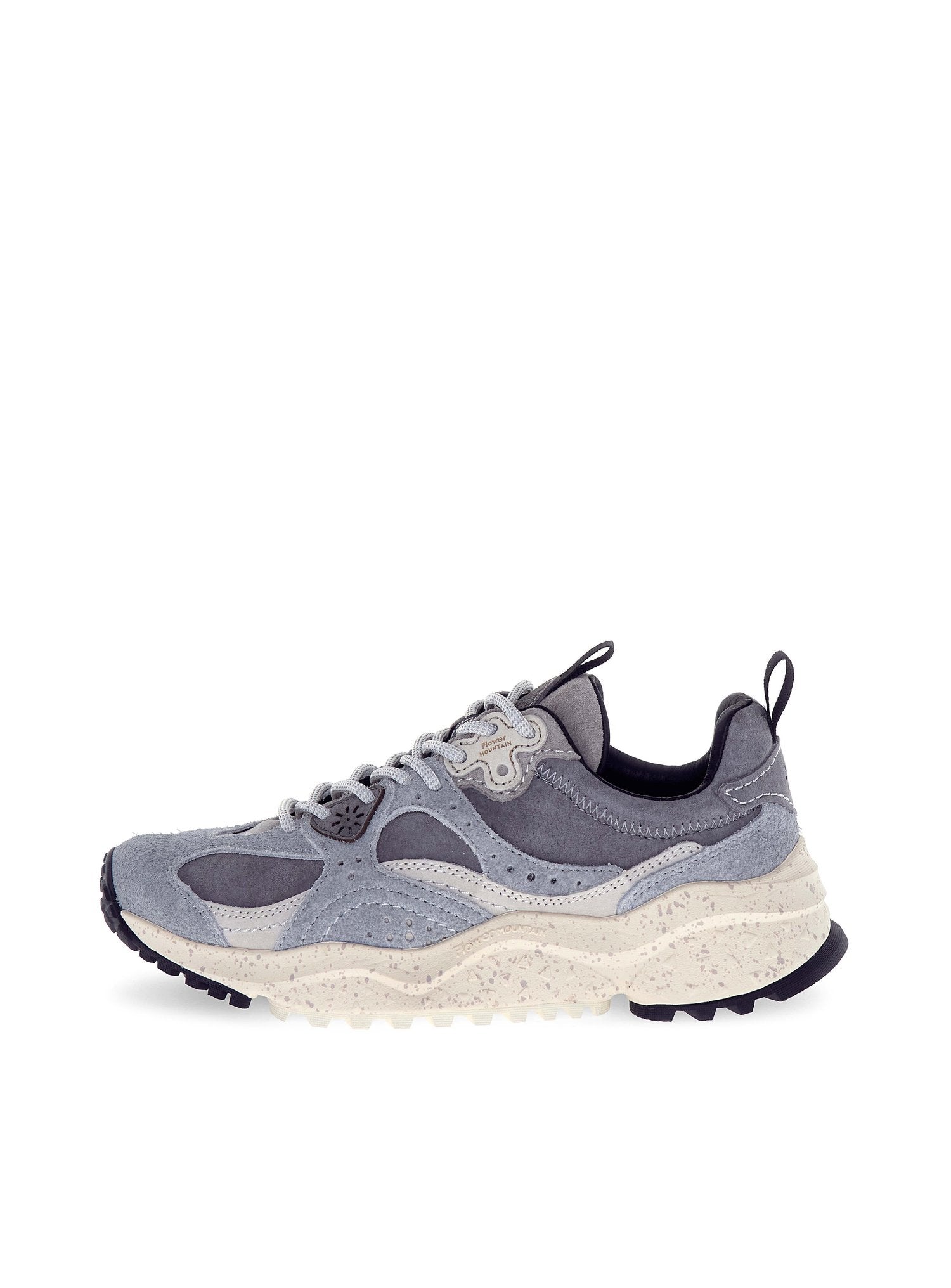 Sneaker Wave in Suede e Tessuto Tecnico / Grigio - Ideal Moda