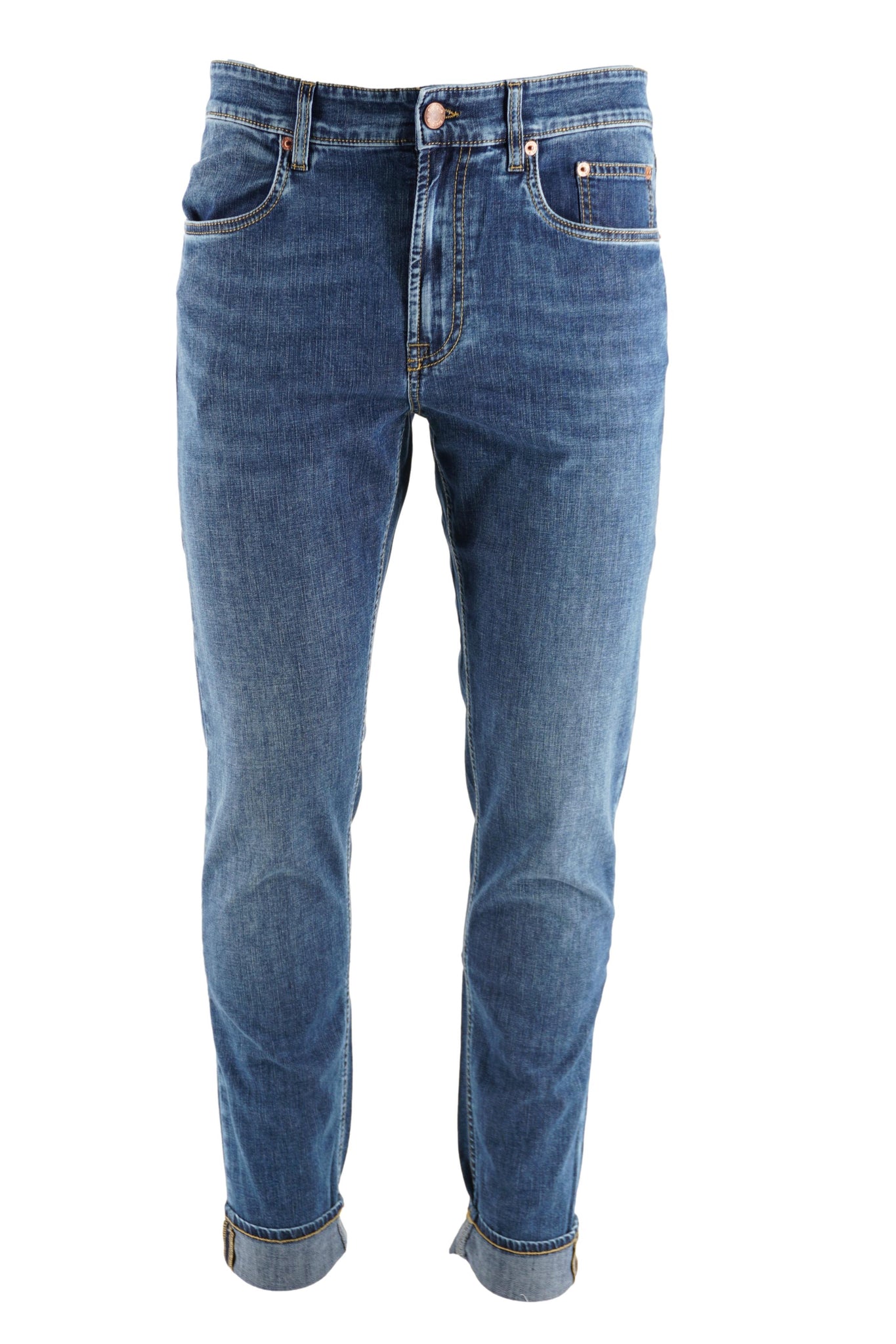 Jeans in Cotone e Lyocell / Jeans - Ideal Moda