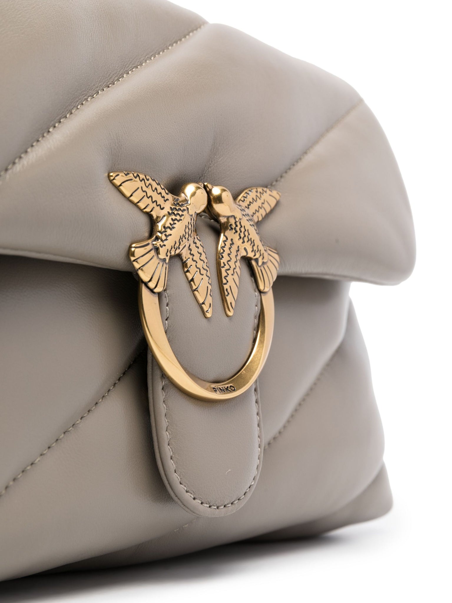 Borsa Classic Love Puff Maxi Quilt / Tortora - Ideal Moda