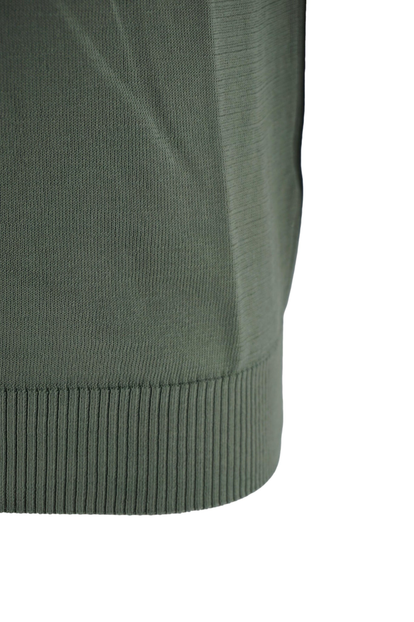 Polo in Filo di Cotone / Verde - Ideal Moda