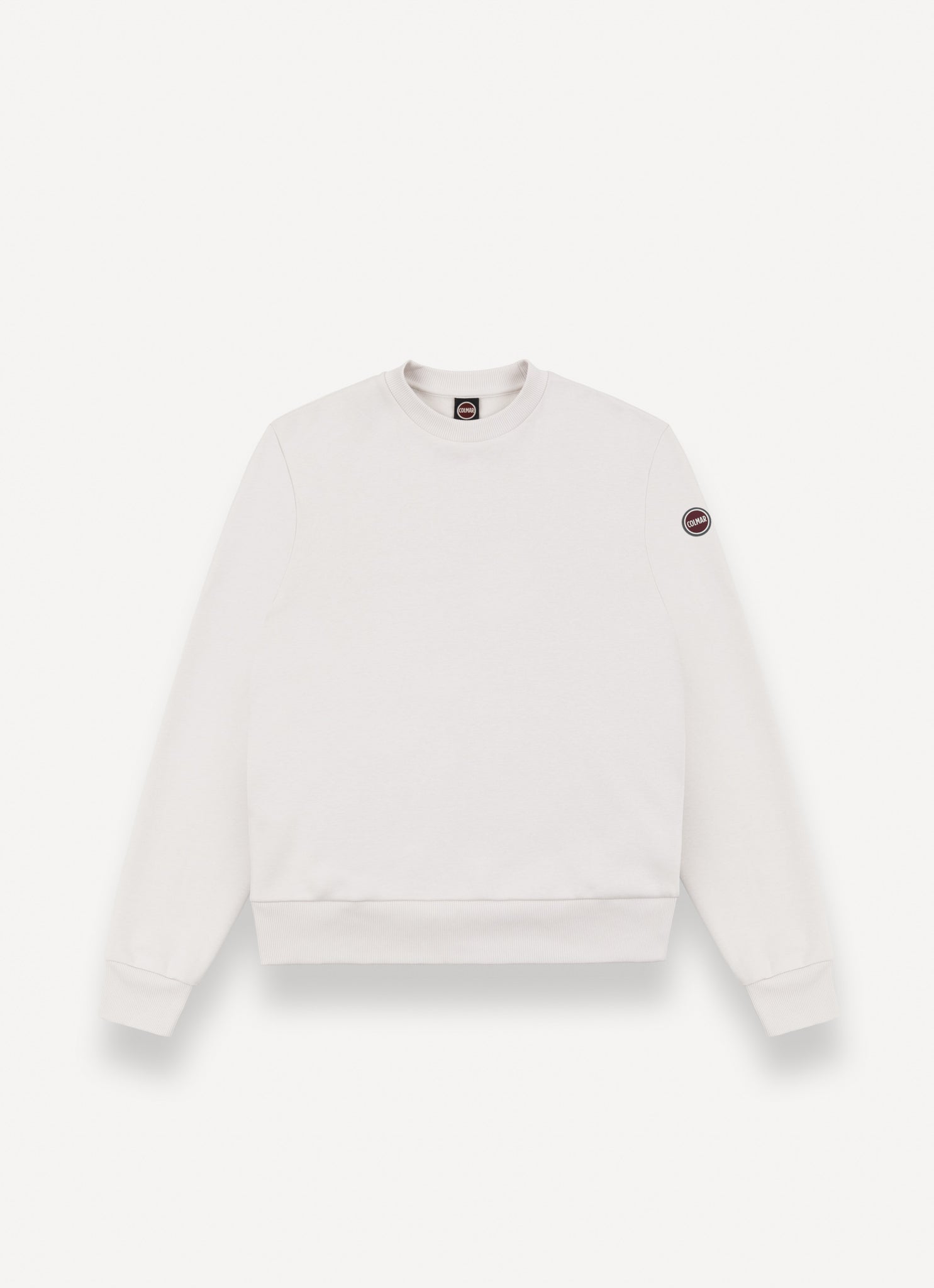 Felpa Girocollo con Logo / Bianco - Ideal Moda