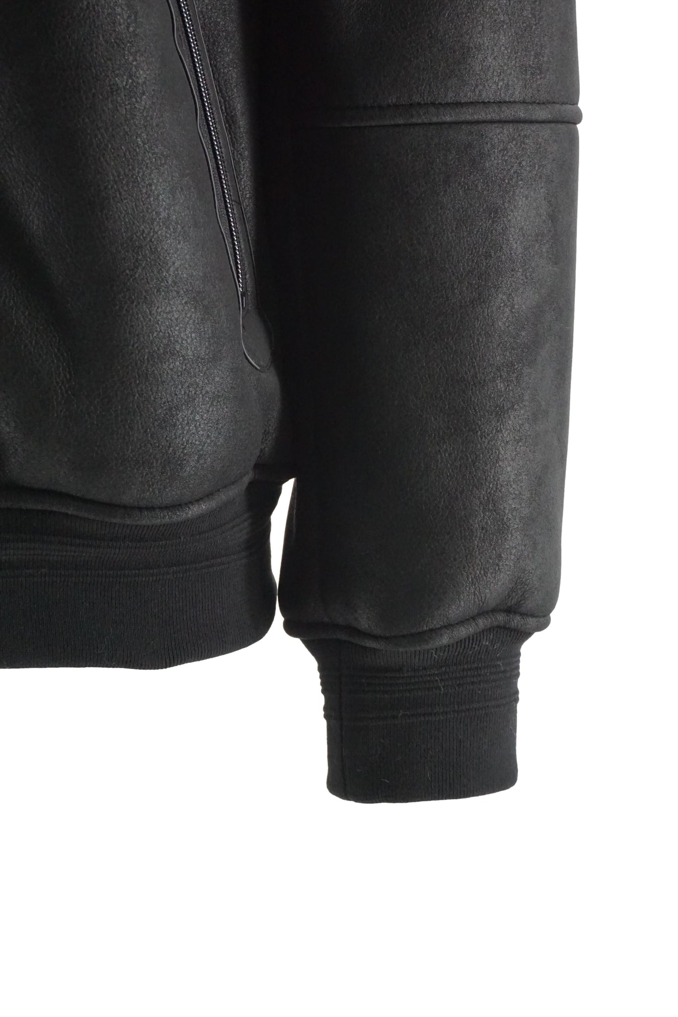 Giubbino in Eco Montone / Nero - Ideal Moda