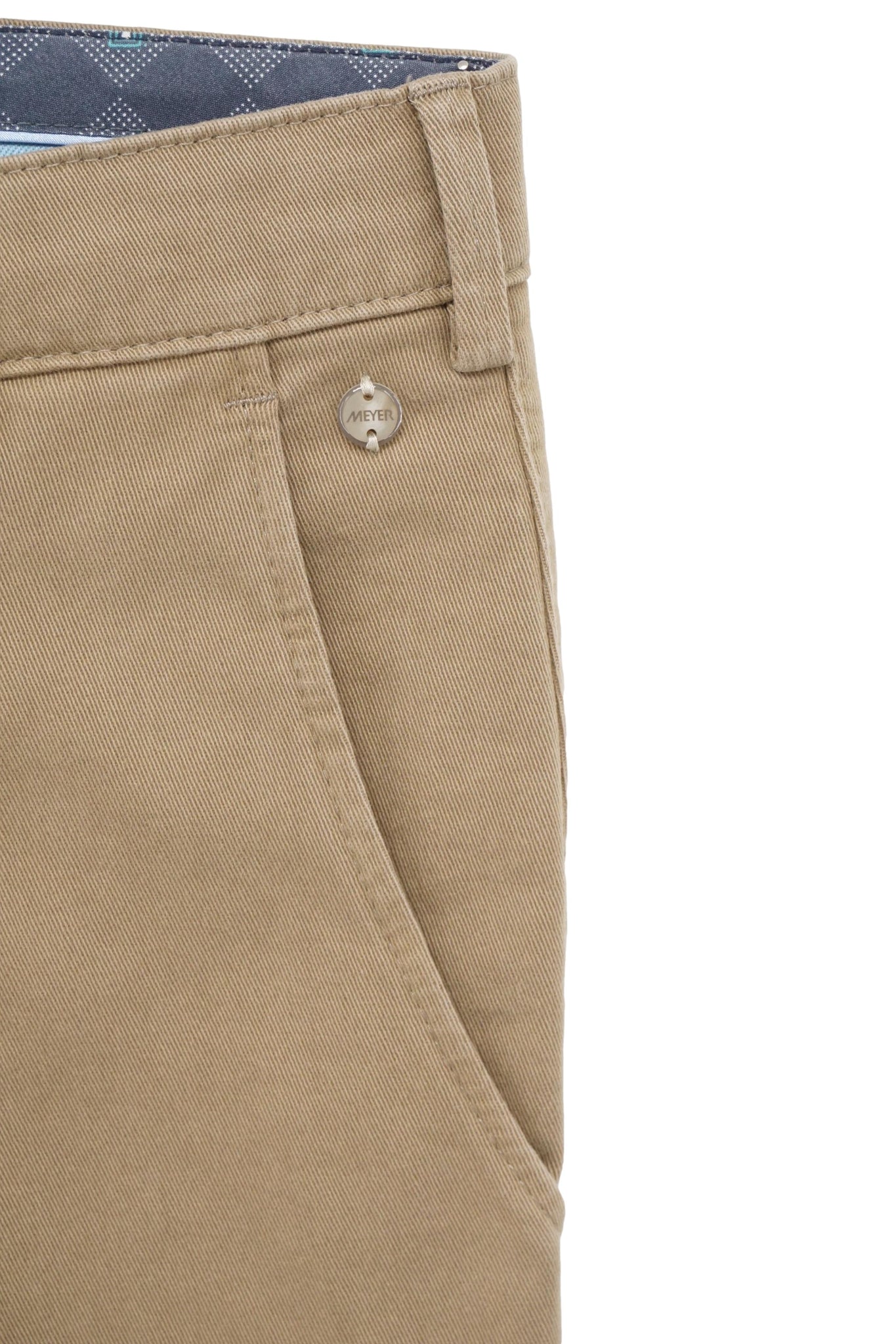 Pantalone Regular Fit Bonn in Cotone / Beige - Ideal Moda