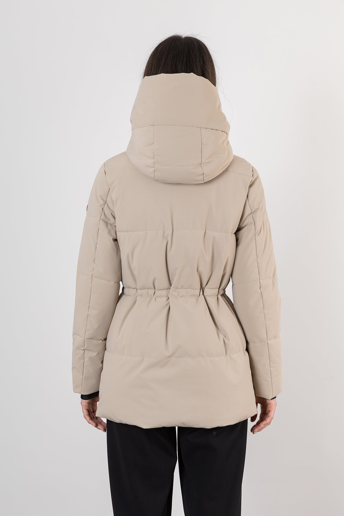 Giubbino con Coulisse in Vita / Beige - Ideal Moda