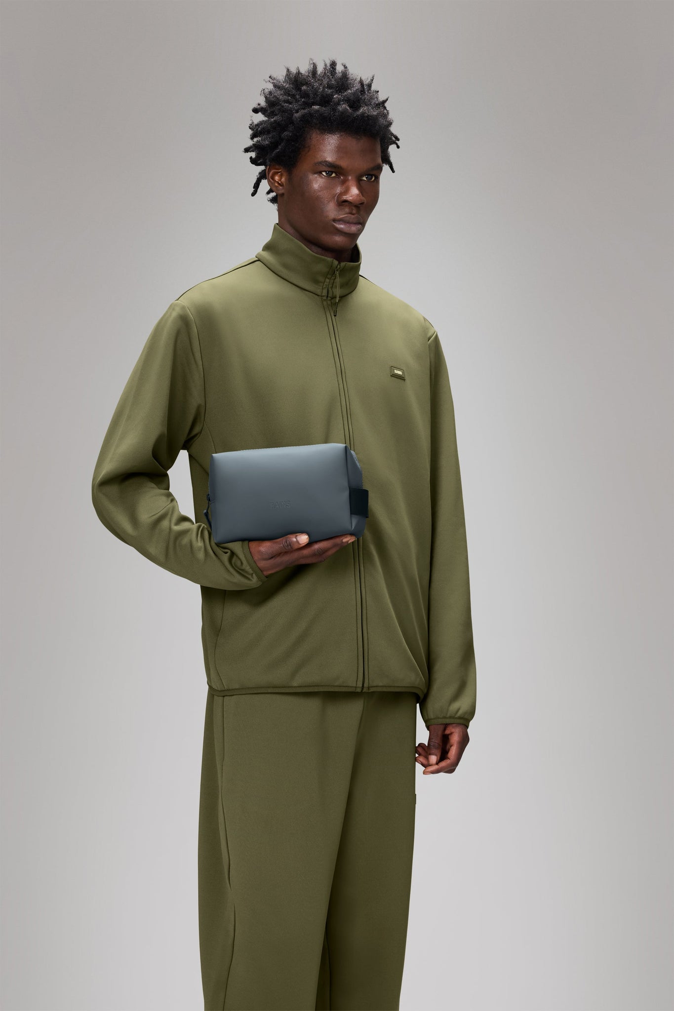 Pochette Impermeabile Wash Small / Petrolio - Ideal Moda